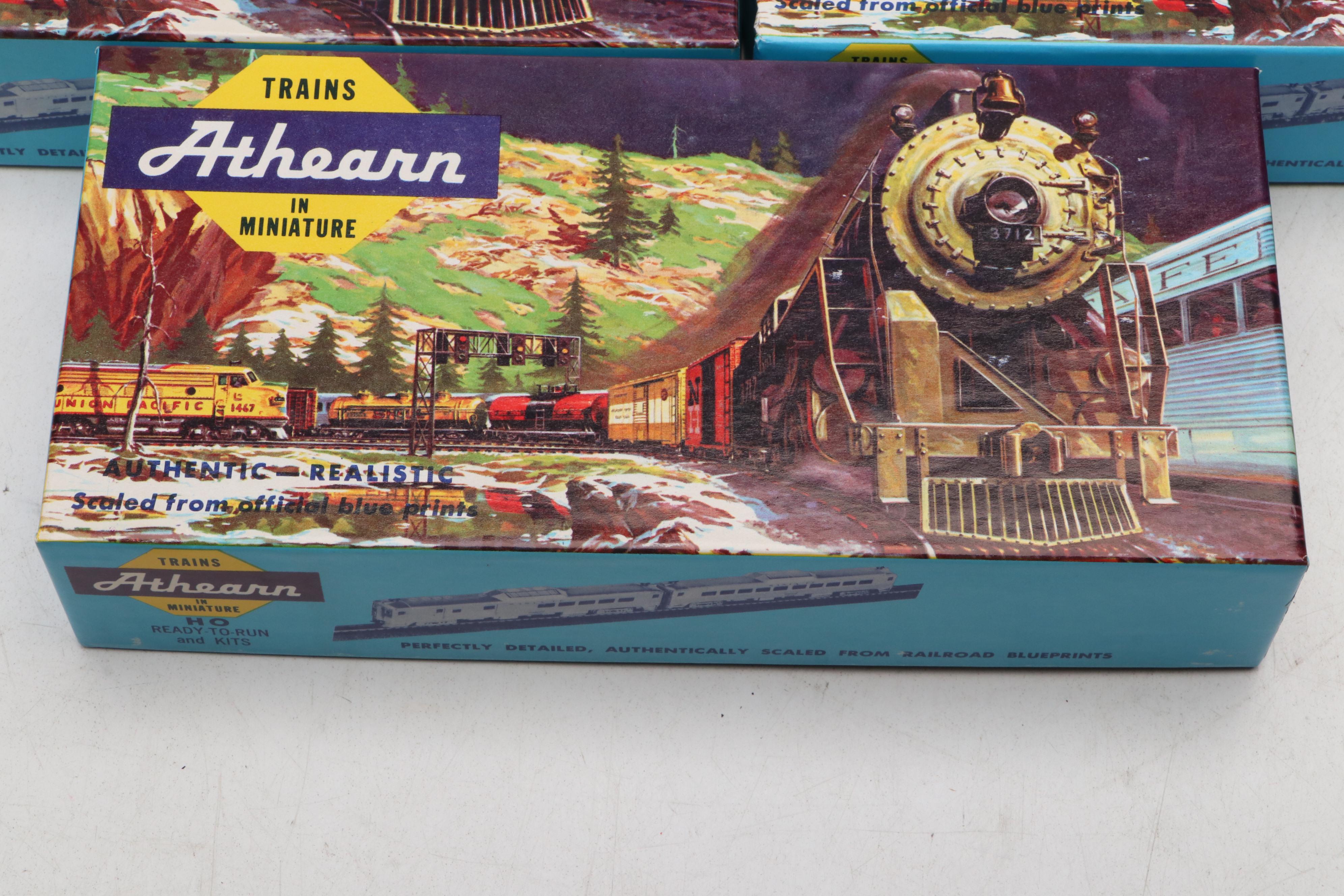 Athearn HO Scale Train Cars, Late 20th Century