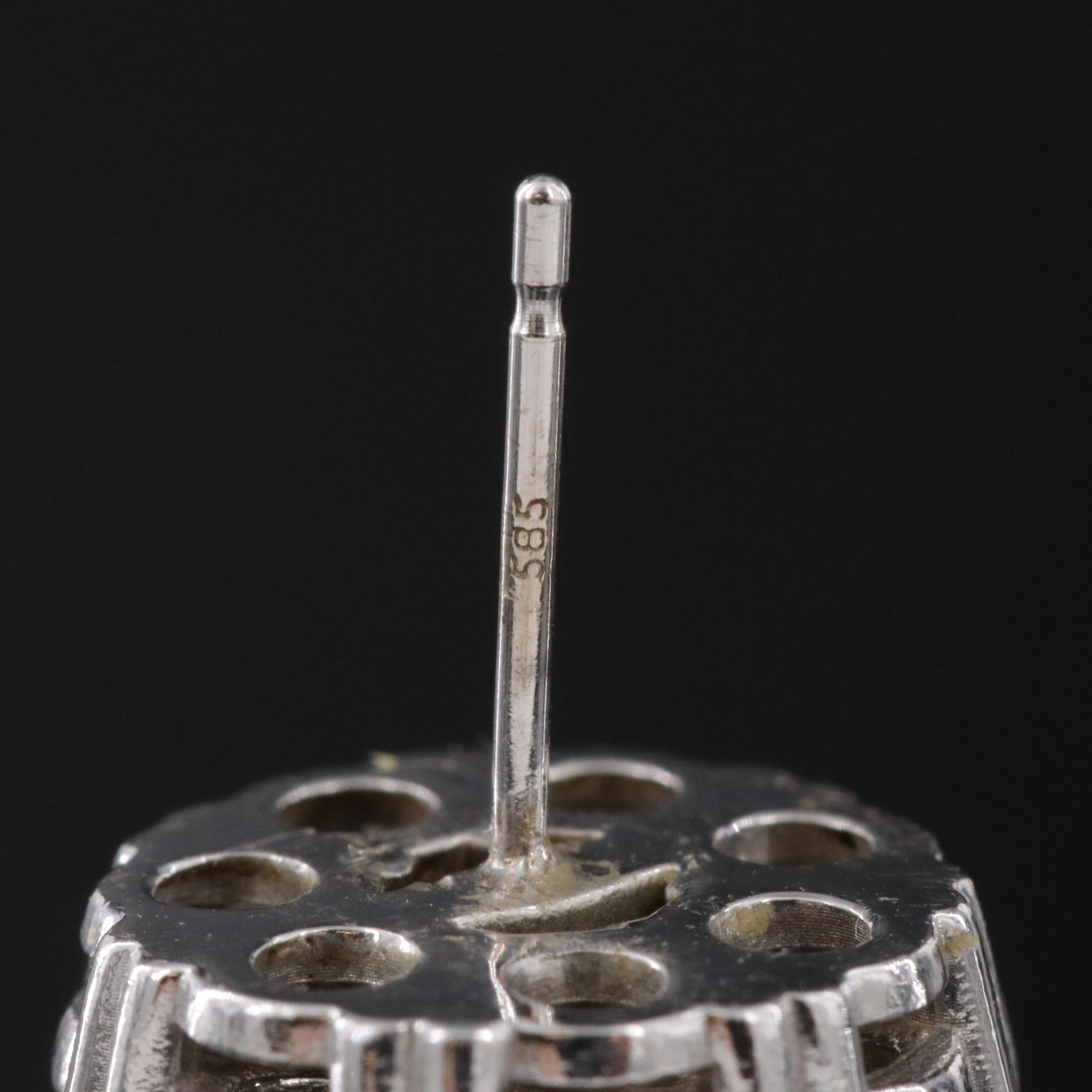 14K 3.60 CTW Lab Grown Diamond Stud Earrings