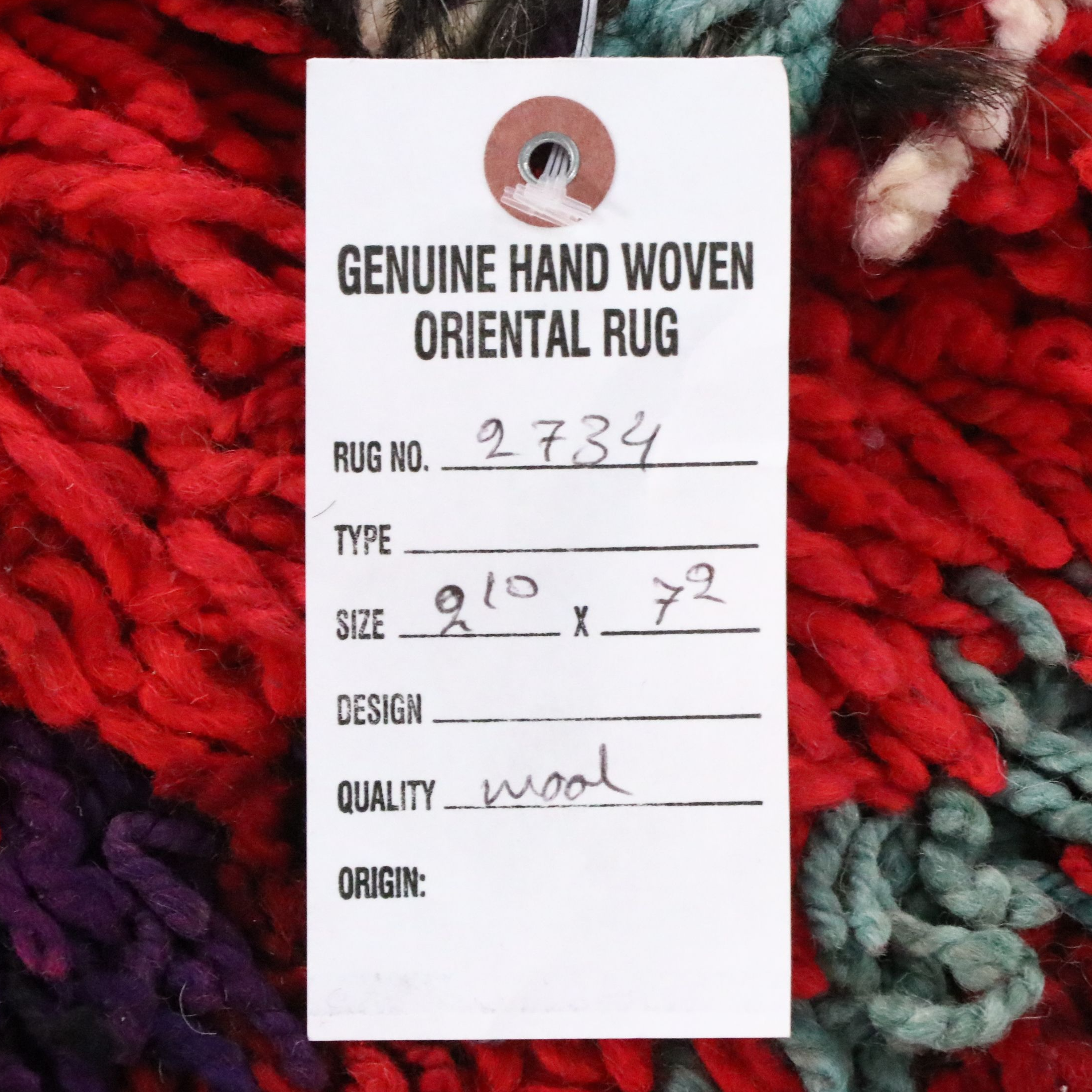 3' x 8'1 Hand-Knotted Turkish Village Long Rug