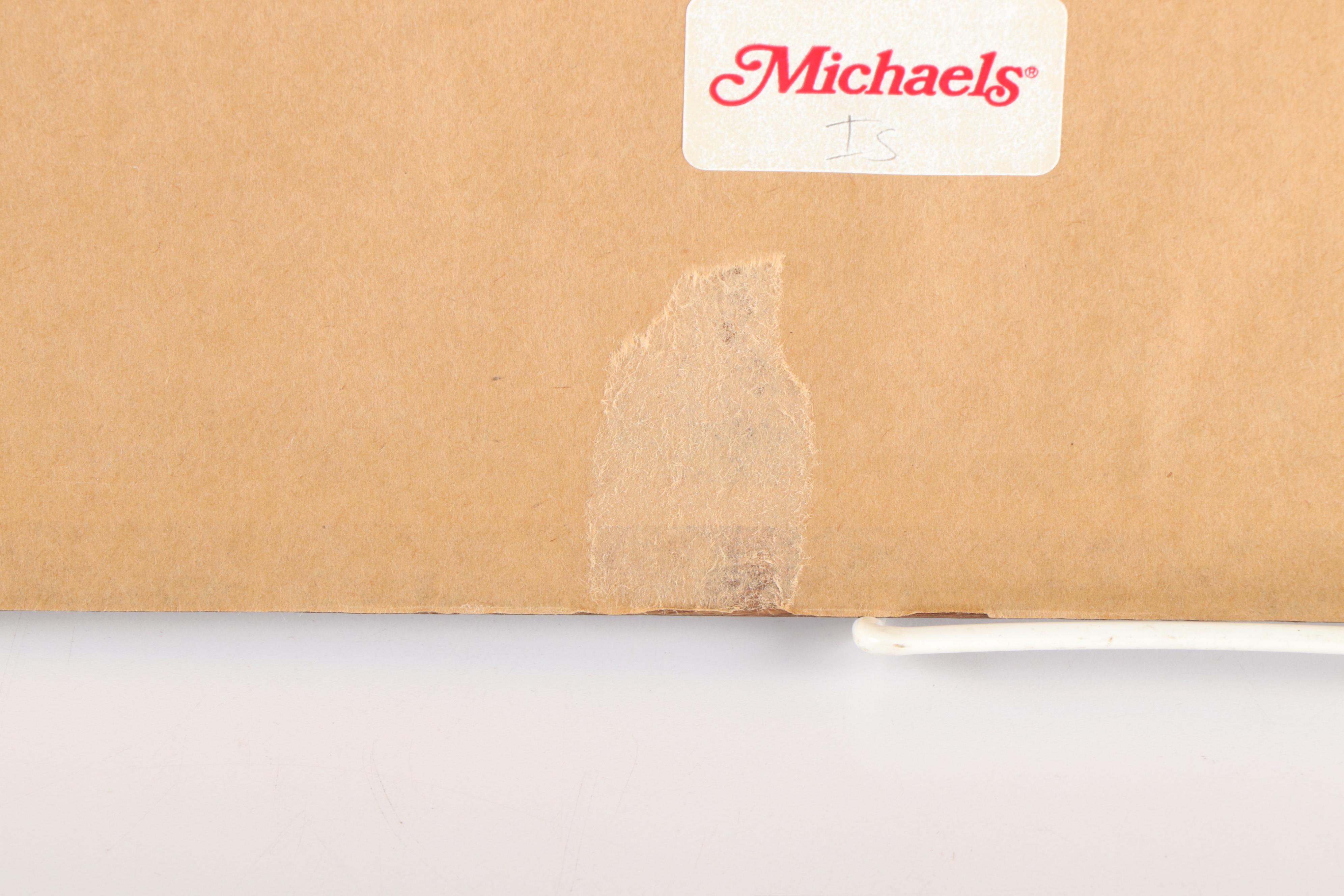 Two Framed Commemorative Masters Tournament Golf Flags