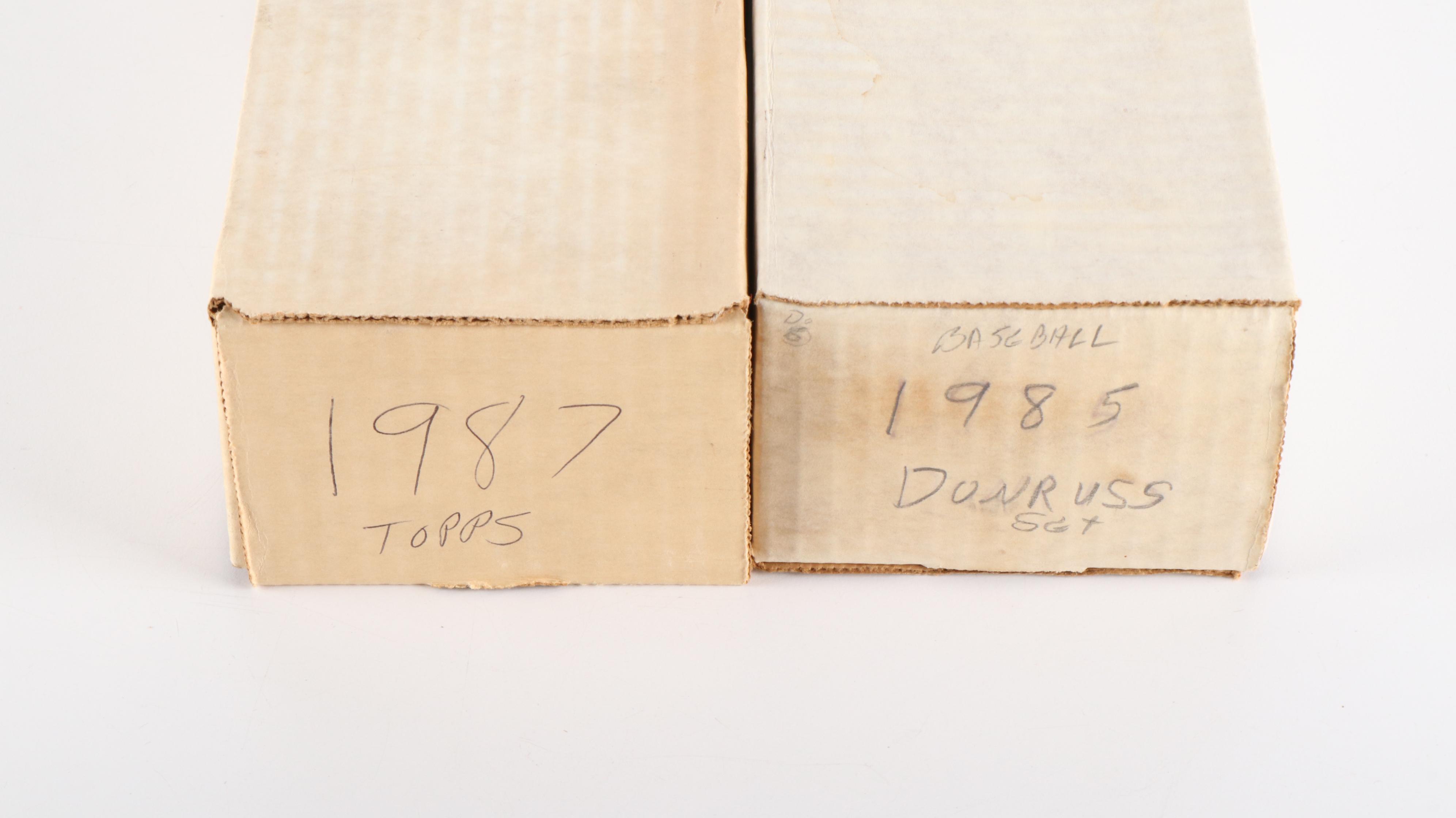 Topps with Other Baseball Card Sets Featuring Roger Clemens & Kirby Puckett RCs