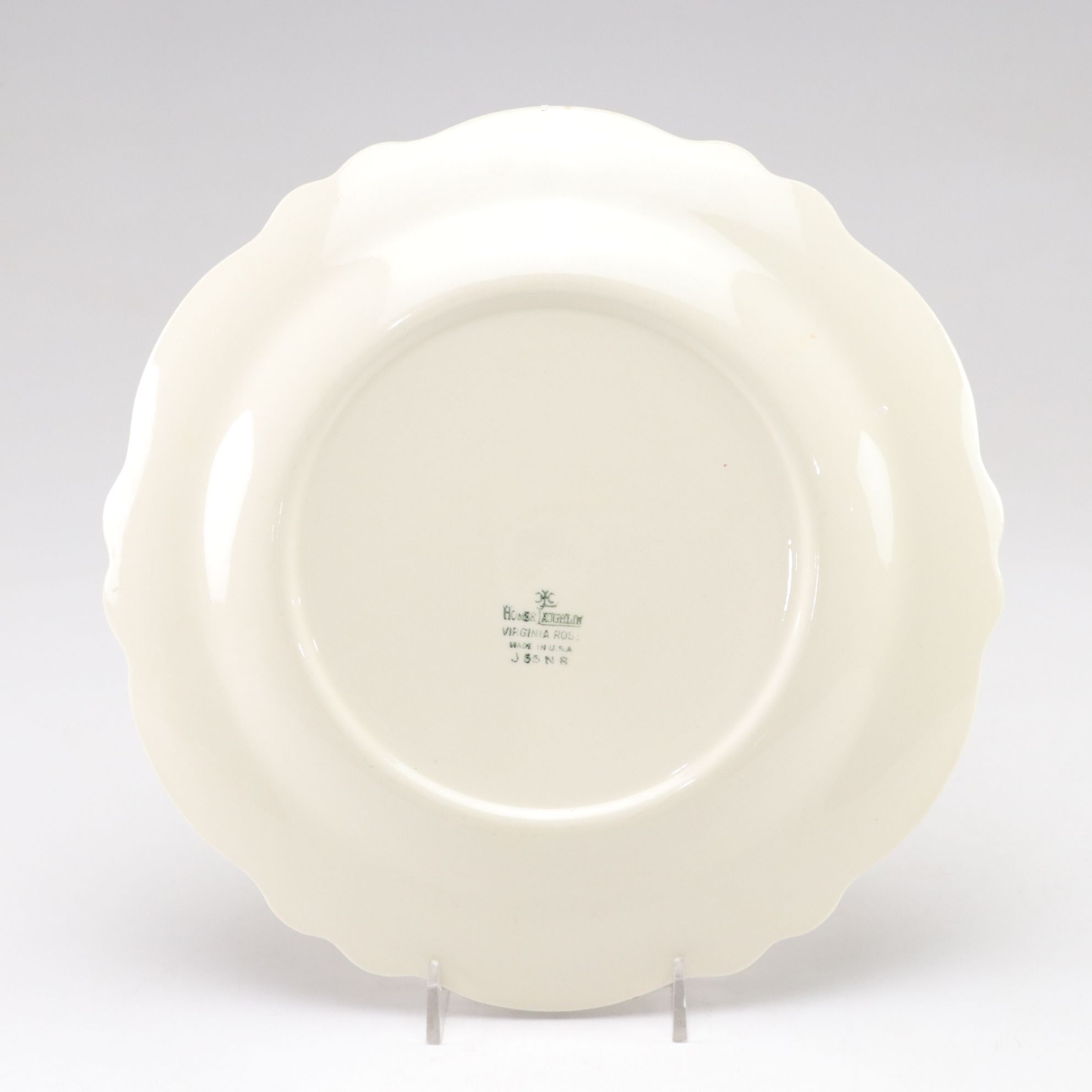 Hand-Painted Hobbyist Serving Platter & Other Plates, 1892