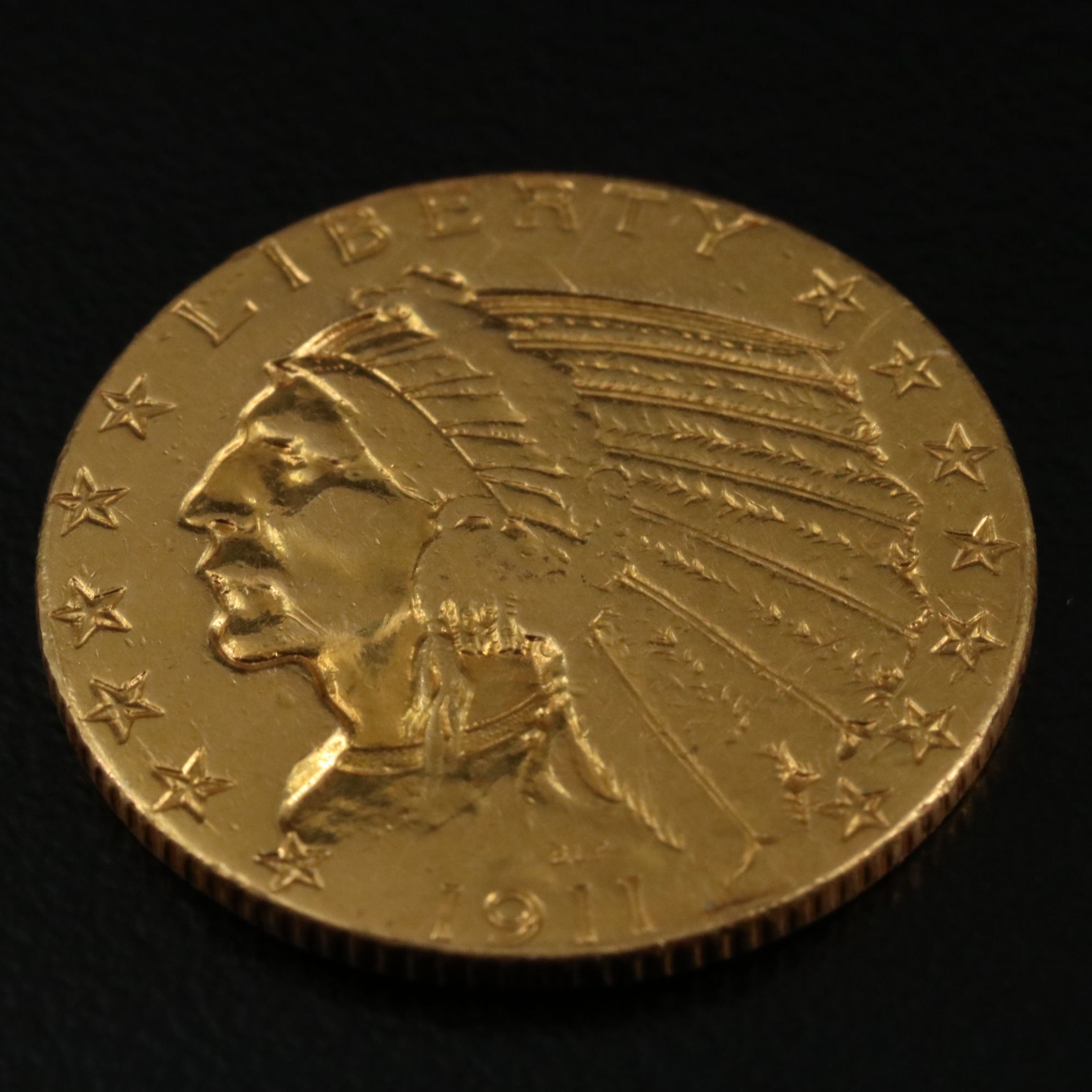 1911 Indian $5 Gold Coin