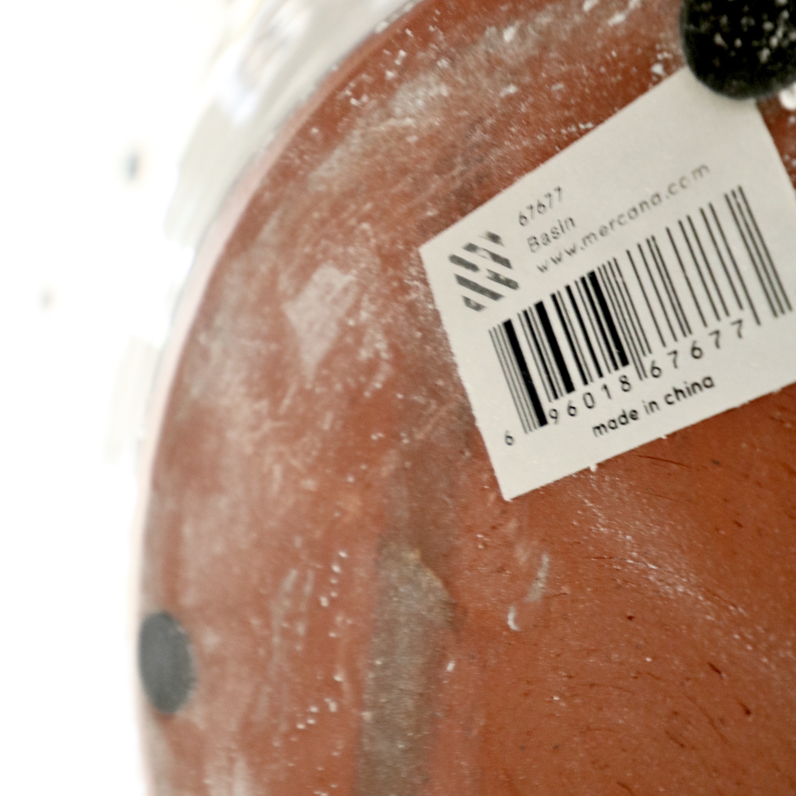 Mercana "Basin" White Terracotta Bowl, Other Sculptural Bowls and Serveware