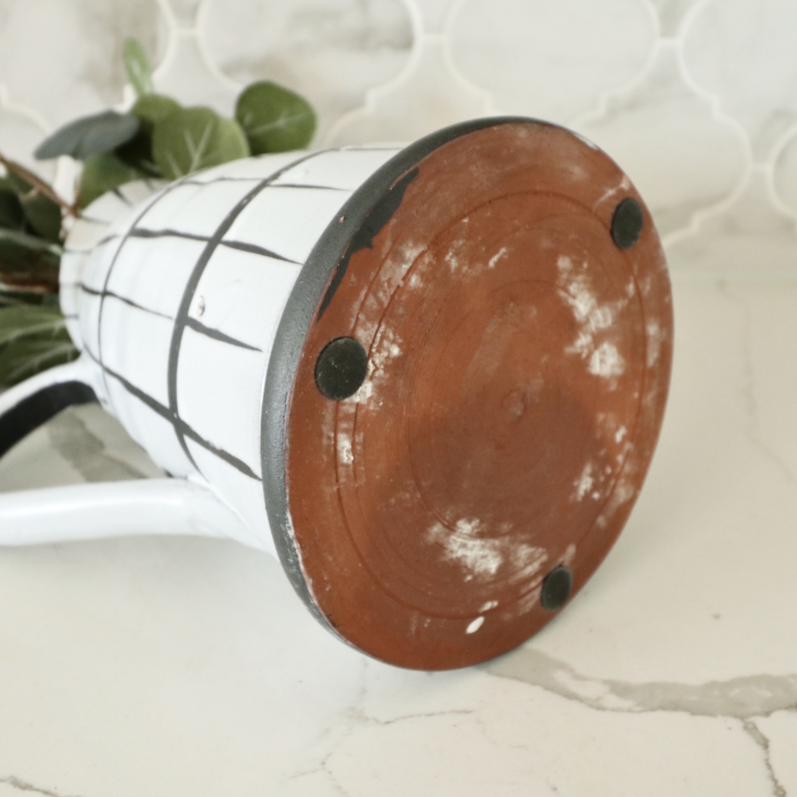 Mercana "Basin" White Terracotta Bowl, Other Sculptural Bowls and Serveware