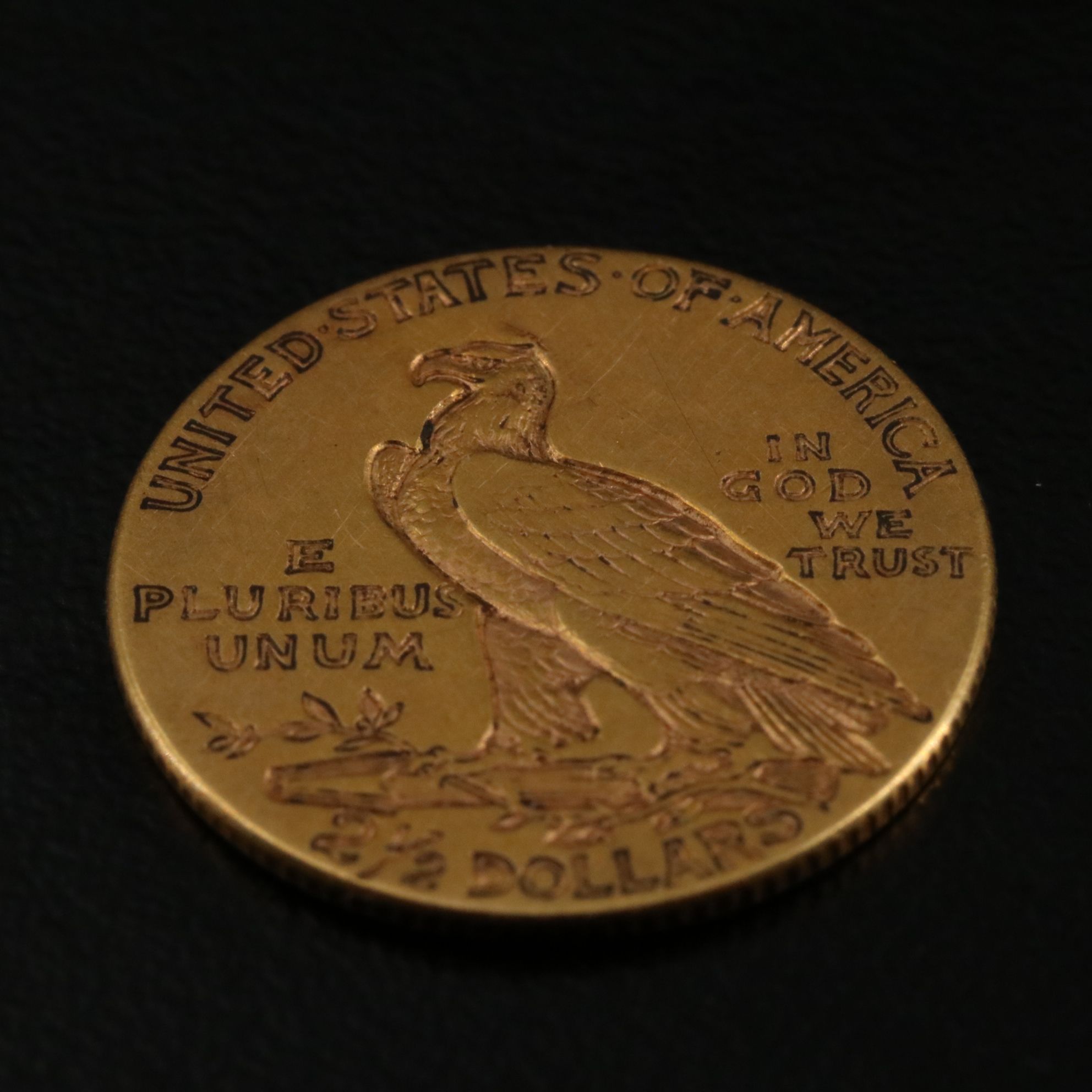 1915 Indian Head $2 1/2 Gold Coin