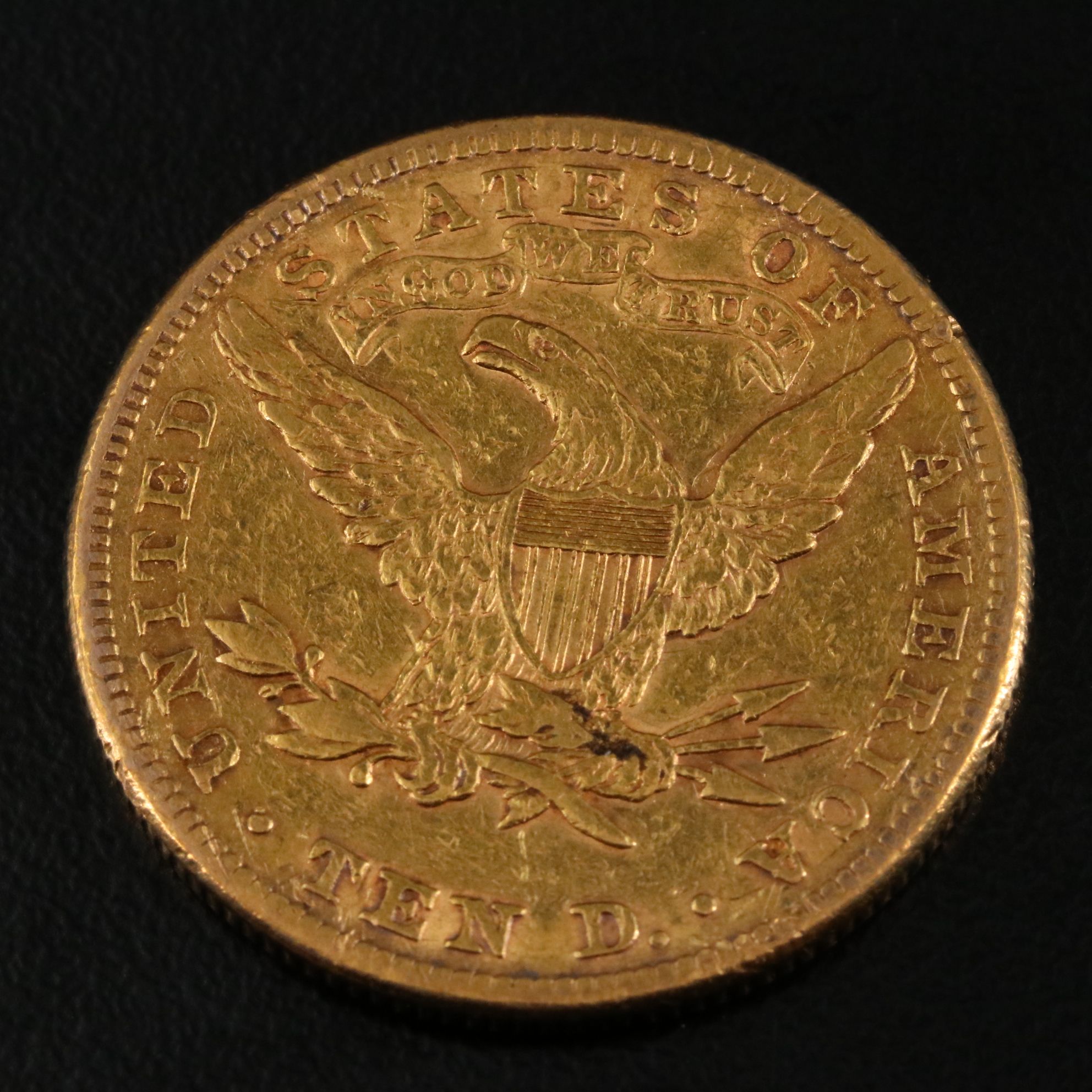 1882 Liberty Head $10 Gold Coin
