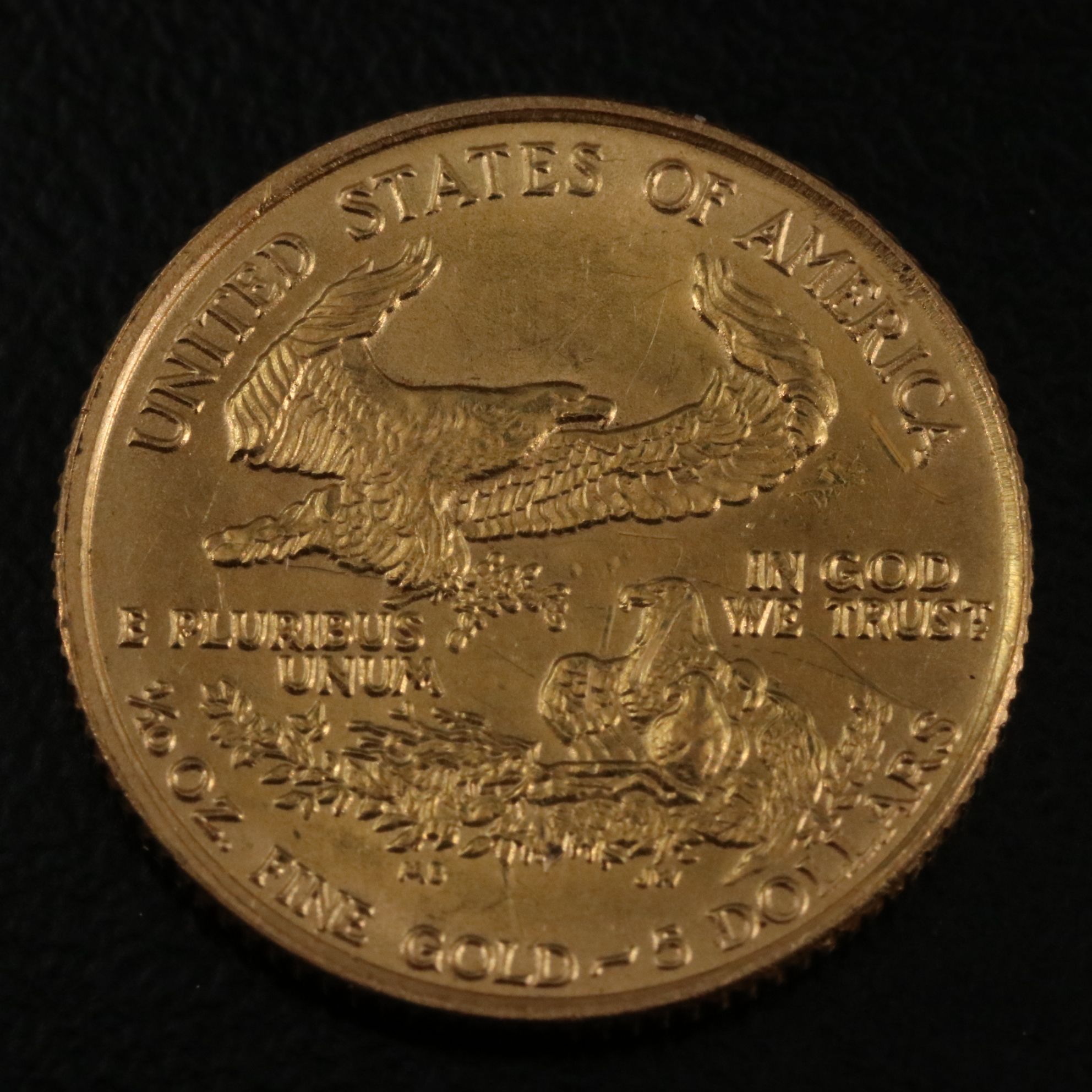 1988 $5 1/10th Troy Ounce Gold Eagle