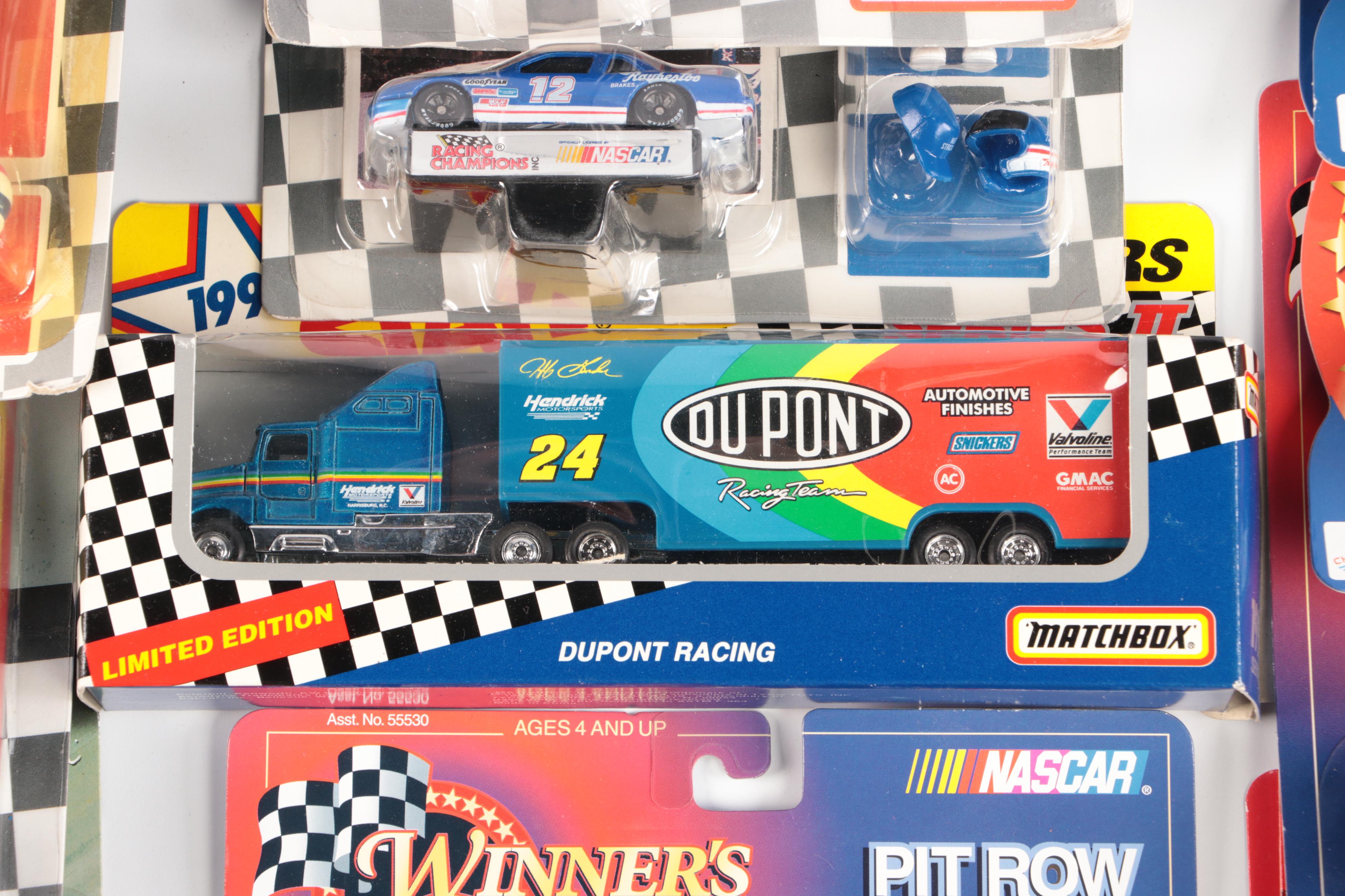 NASCAR Diecast Stock Cars and Racing Champions Figures