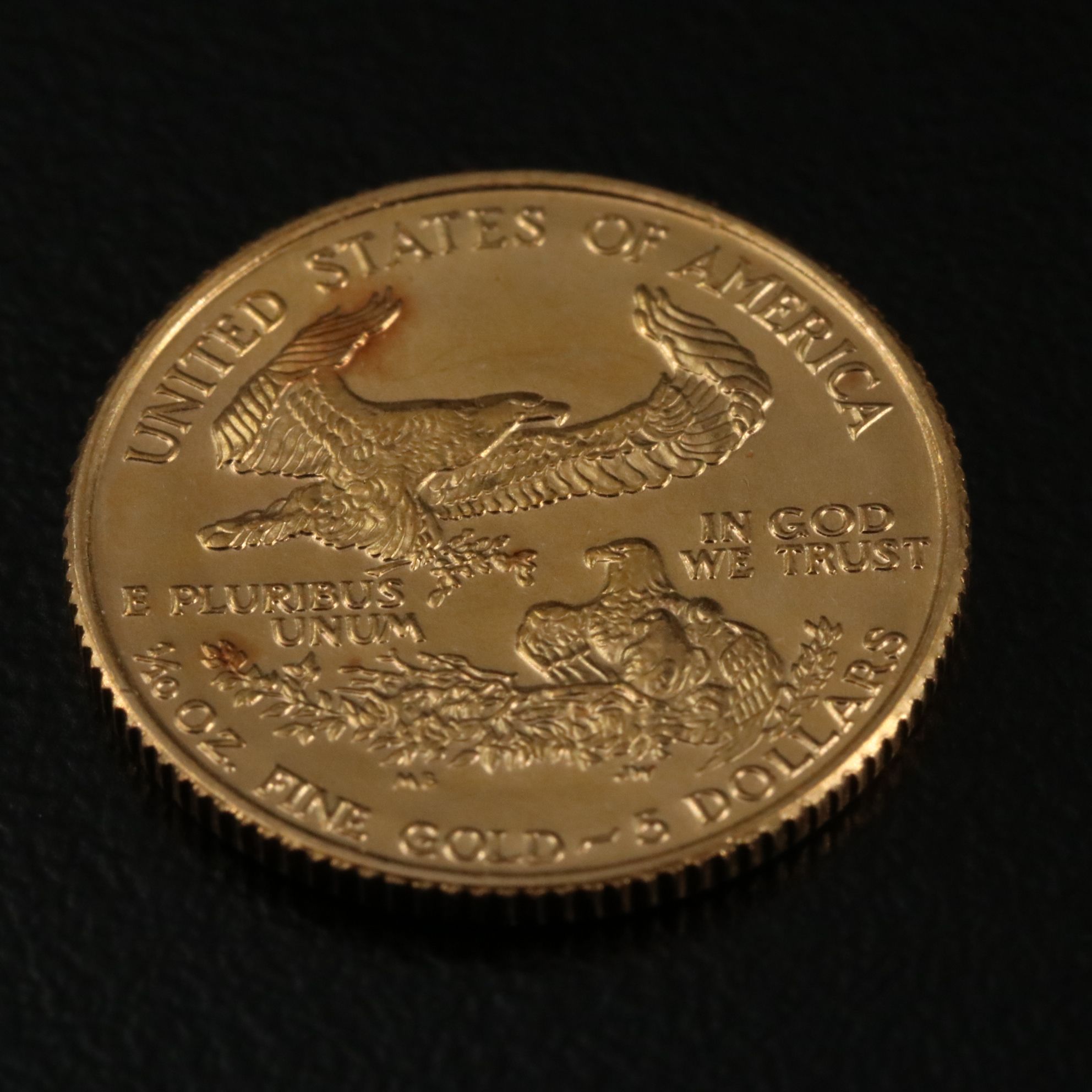 1992 $5 1/10th Troy Ounce Gold Eagle