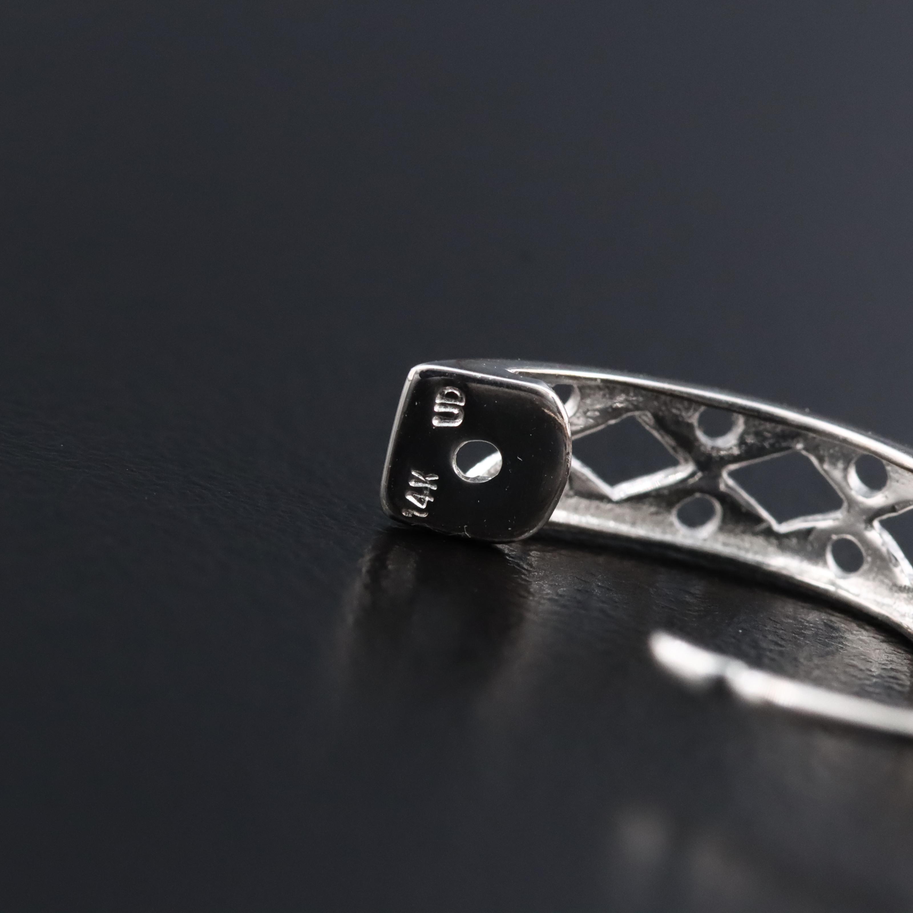 14K 0.48 CTW Diamond Huggie Hoop Earrings