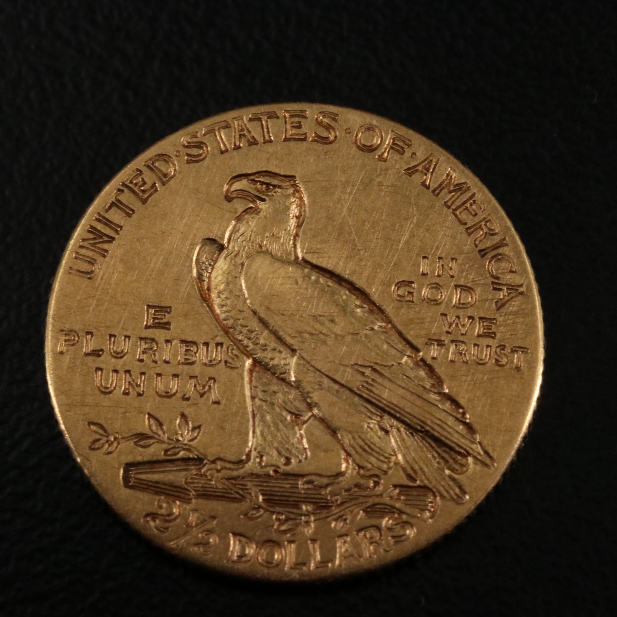 1908 Indian $2 1/2 Gold Coin