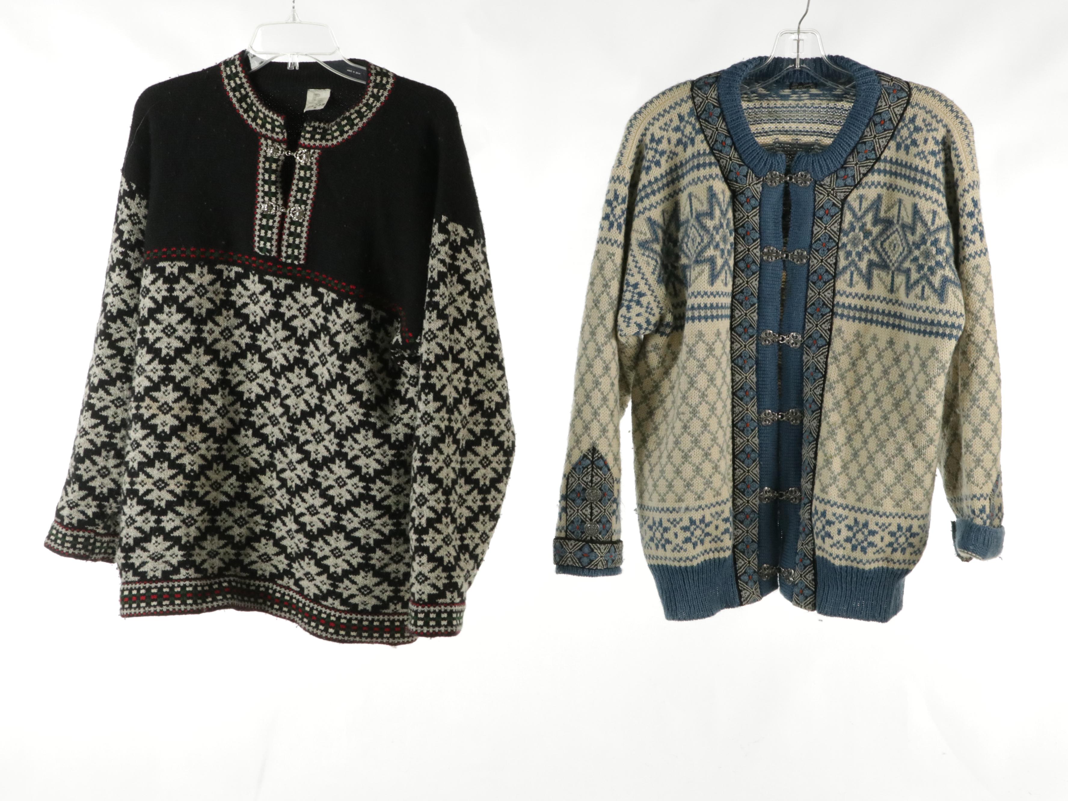 Dale of Norway, Millar of Ireland, and Leyandi Wool Knit Sweaters