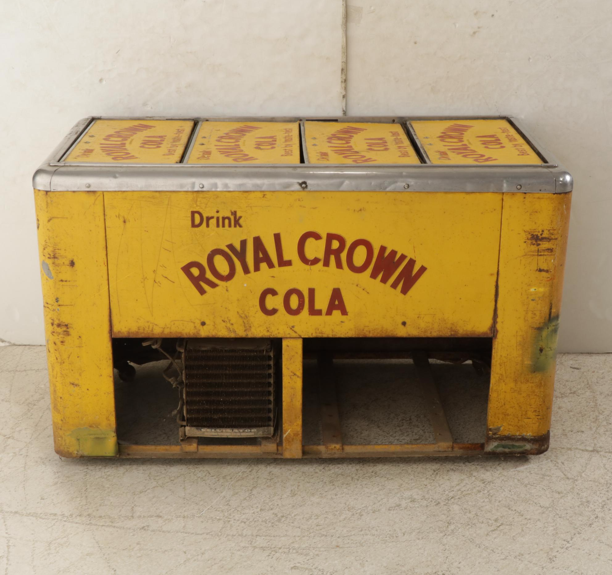 Royal Crown and Nehi Advertising Cooler, Mid to Late 20th Century