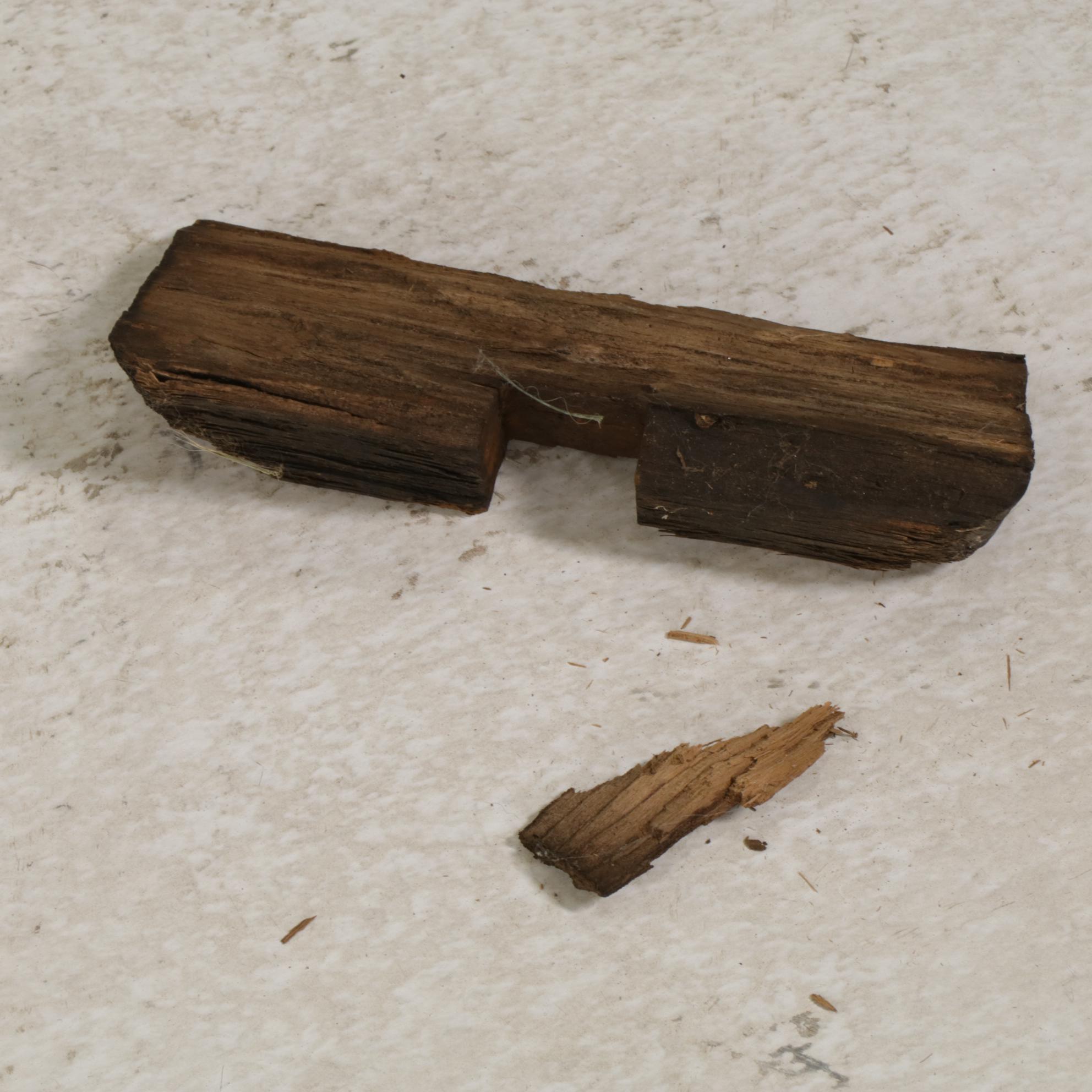 American Hand-Carved Wood Double Ox Yoke, 19th Century