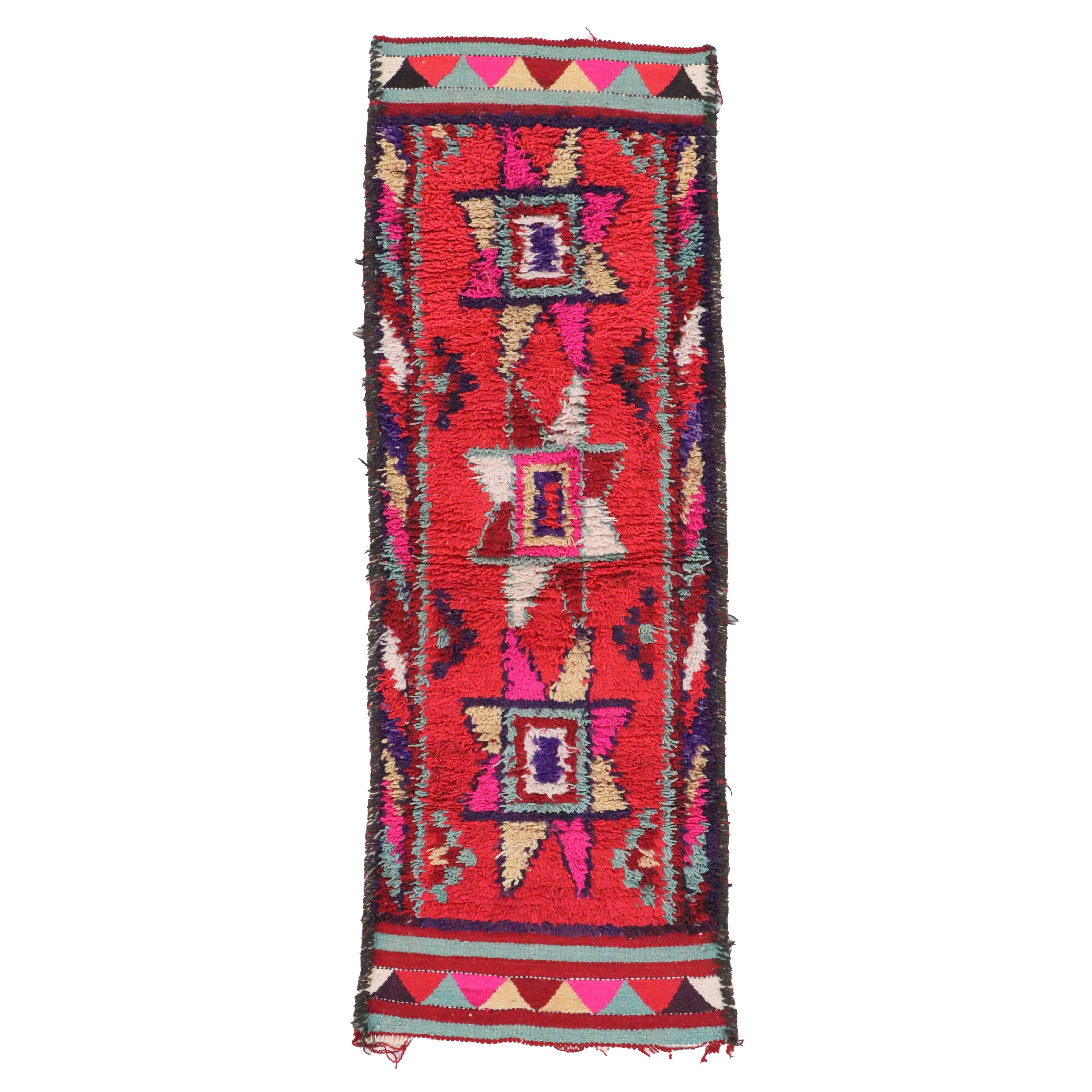 3' x 8'1 Hand-Knotted Turkish Village Long Rug