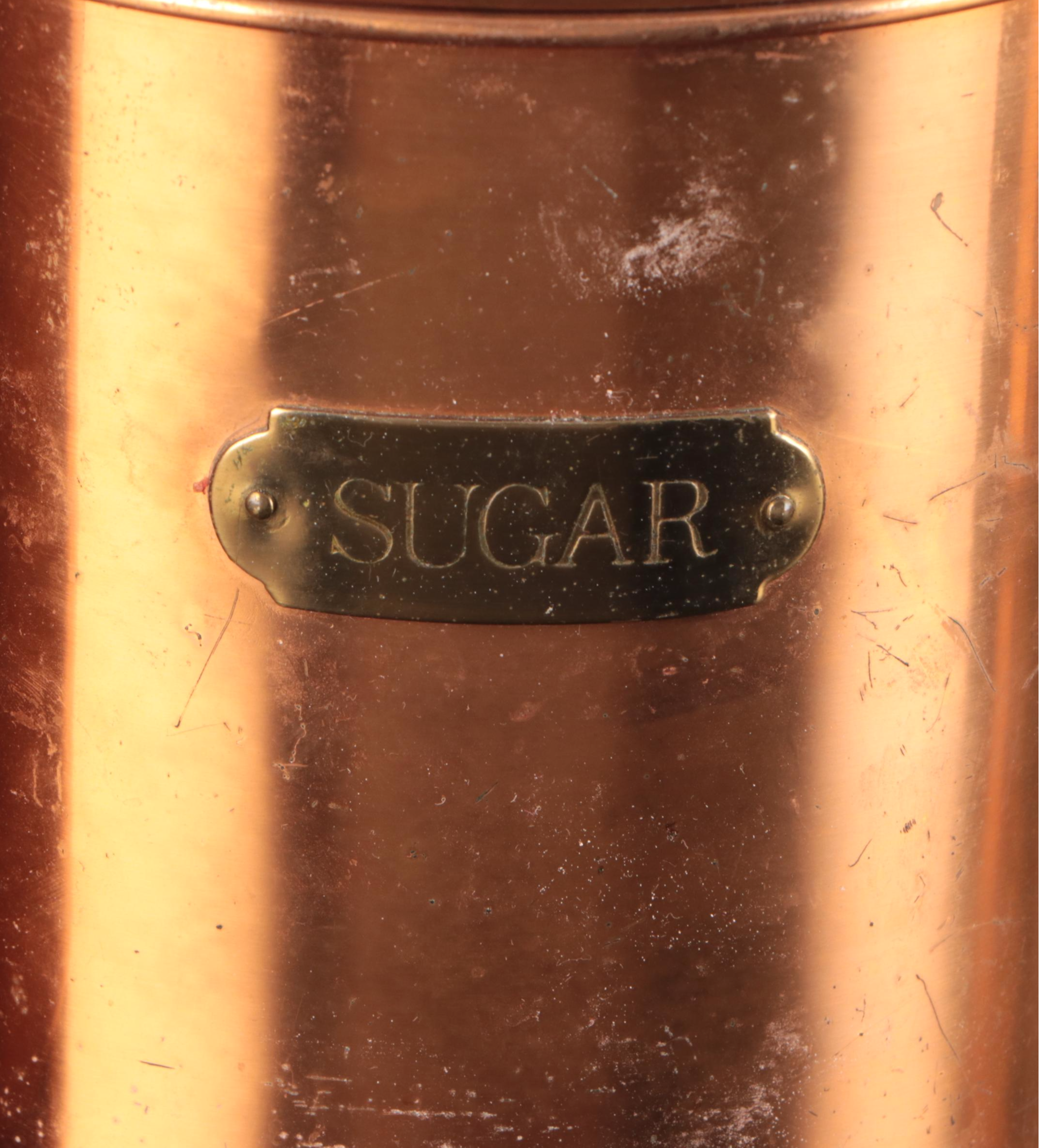 Copper Kitchen Storage Jars