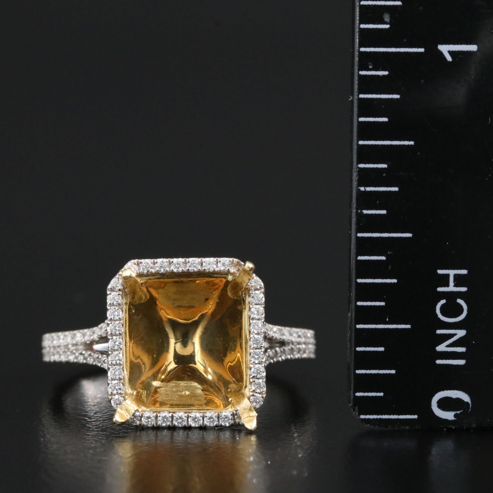 18K Two-Tone 0.54 CTW Diamond Ring