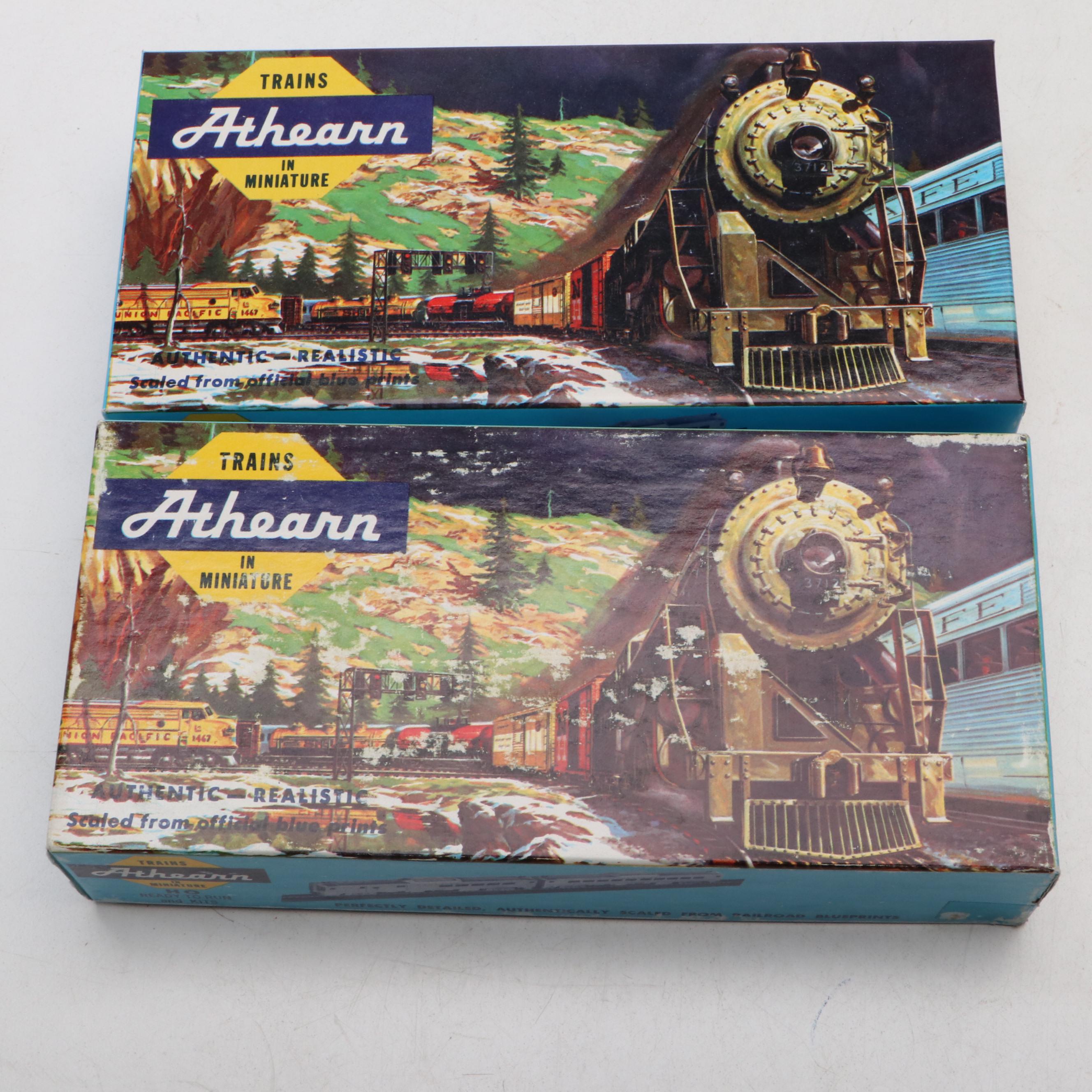 Santa Fe F7A and Southern Pacific GP-38-2 with Refrigerator Car and More Trains