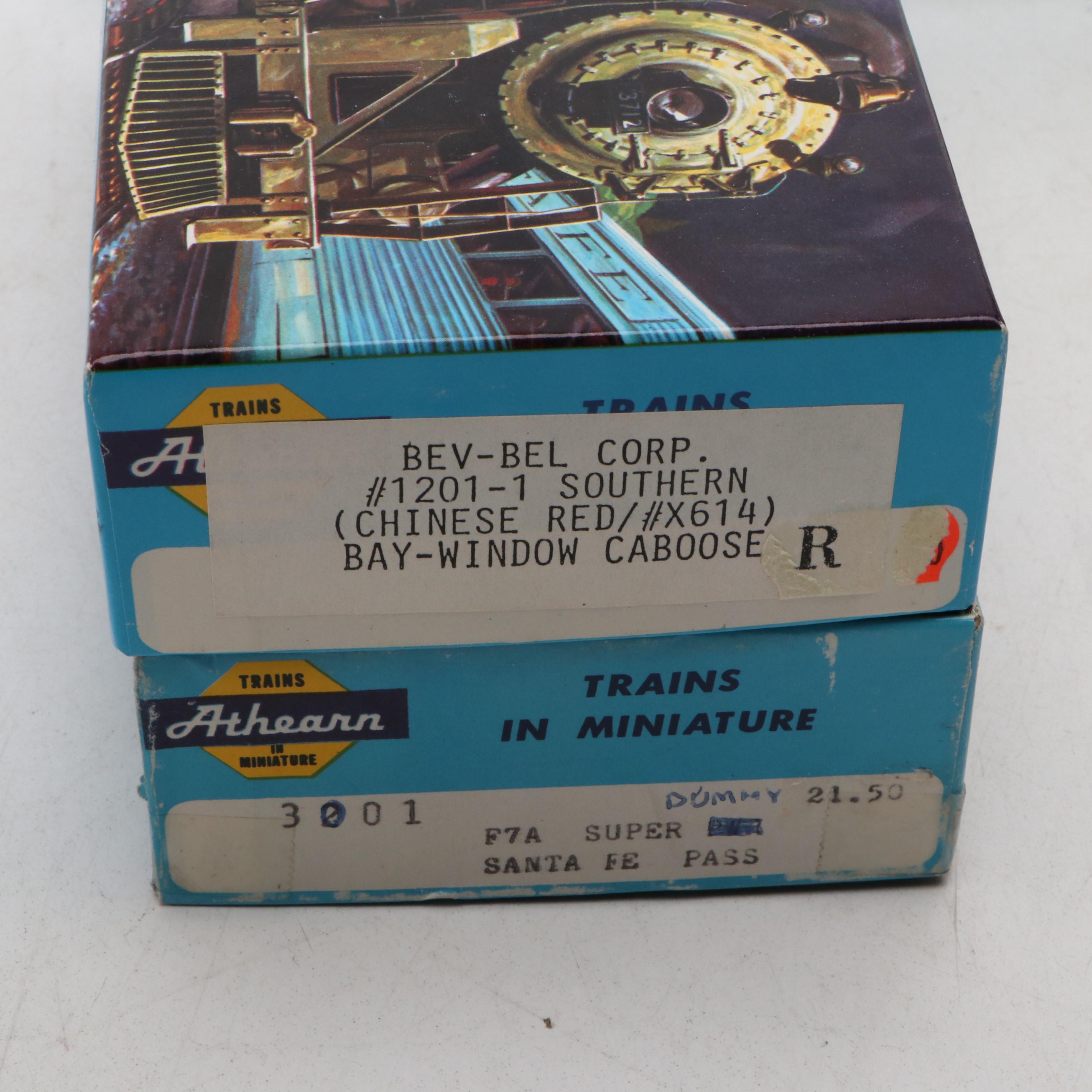 Santa Fe F7A and Southern Pacific GP-38-2 with Refrigerator Car and More Trains