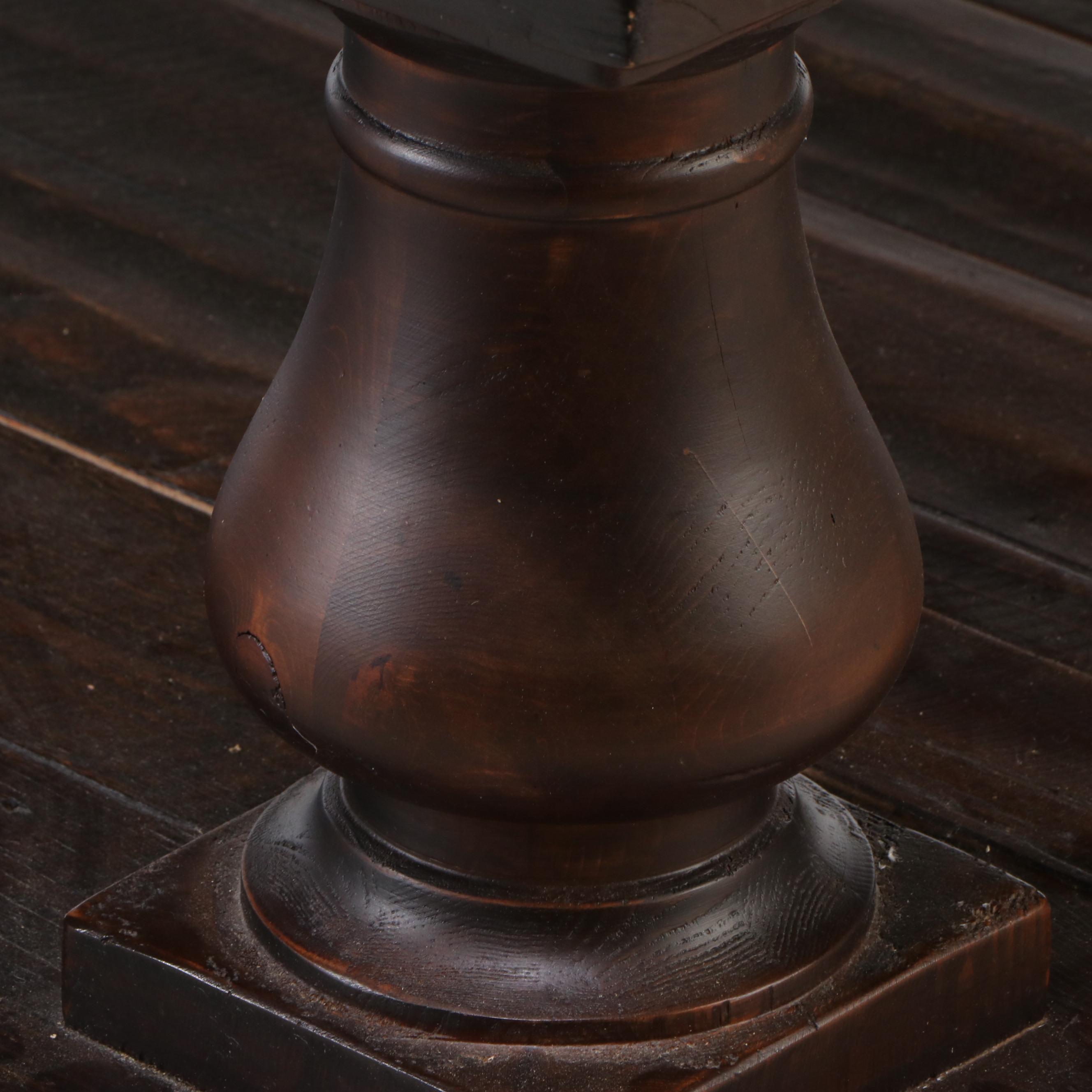 Contemporary Wood Plank Coffee Table