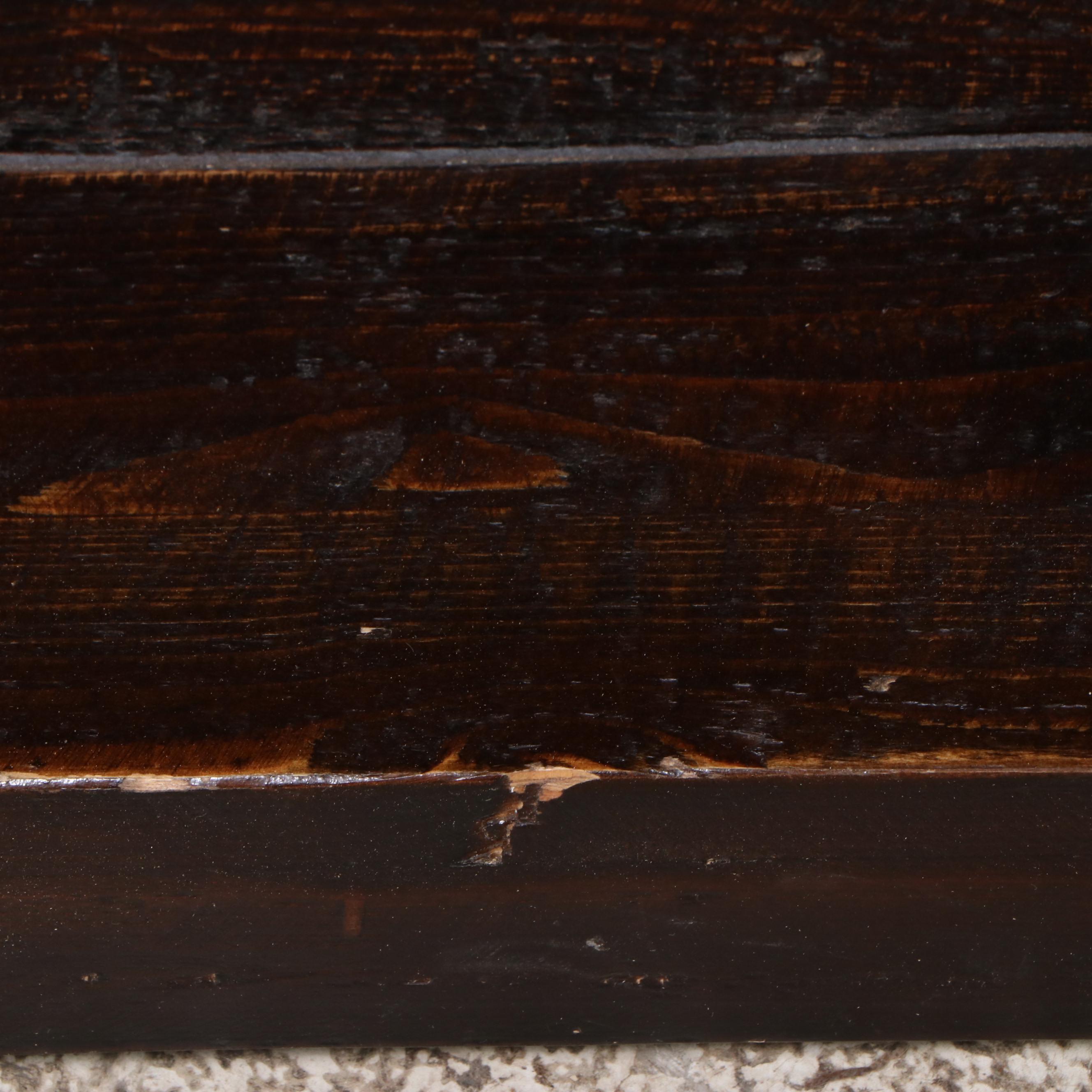 Contemporary Wood Plank Coffee Table