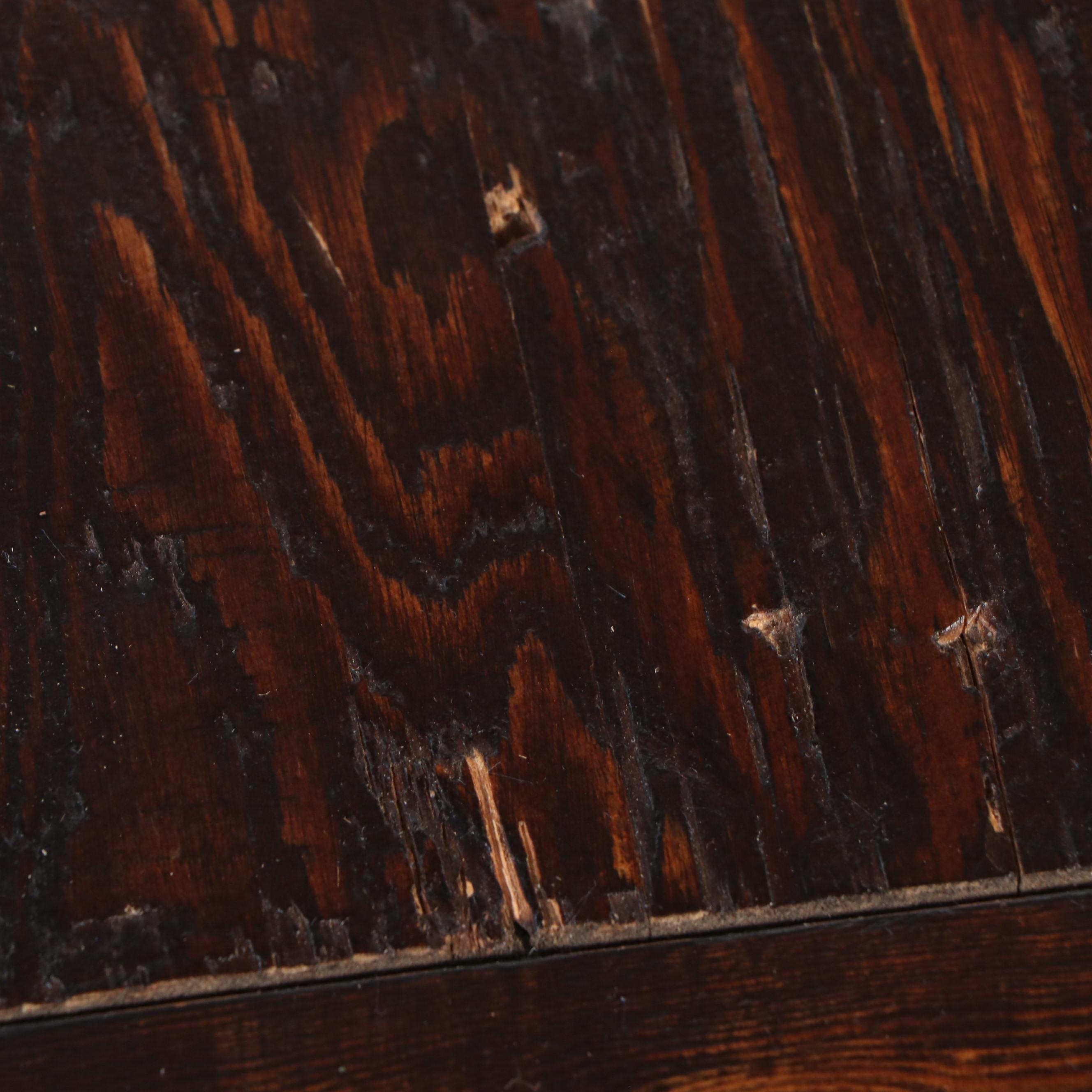 Contemporary Wood Plank Coffee Table