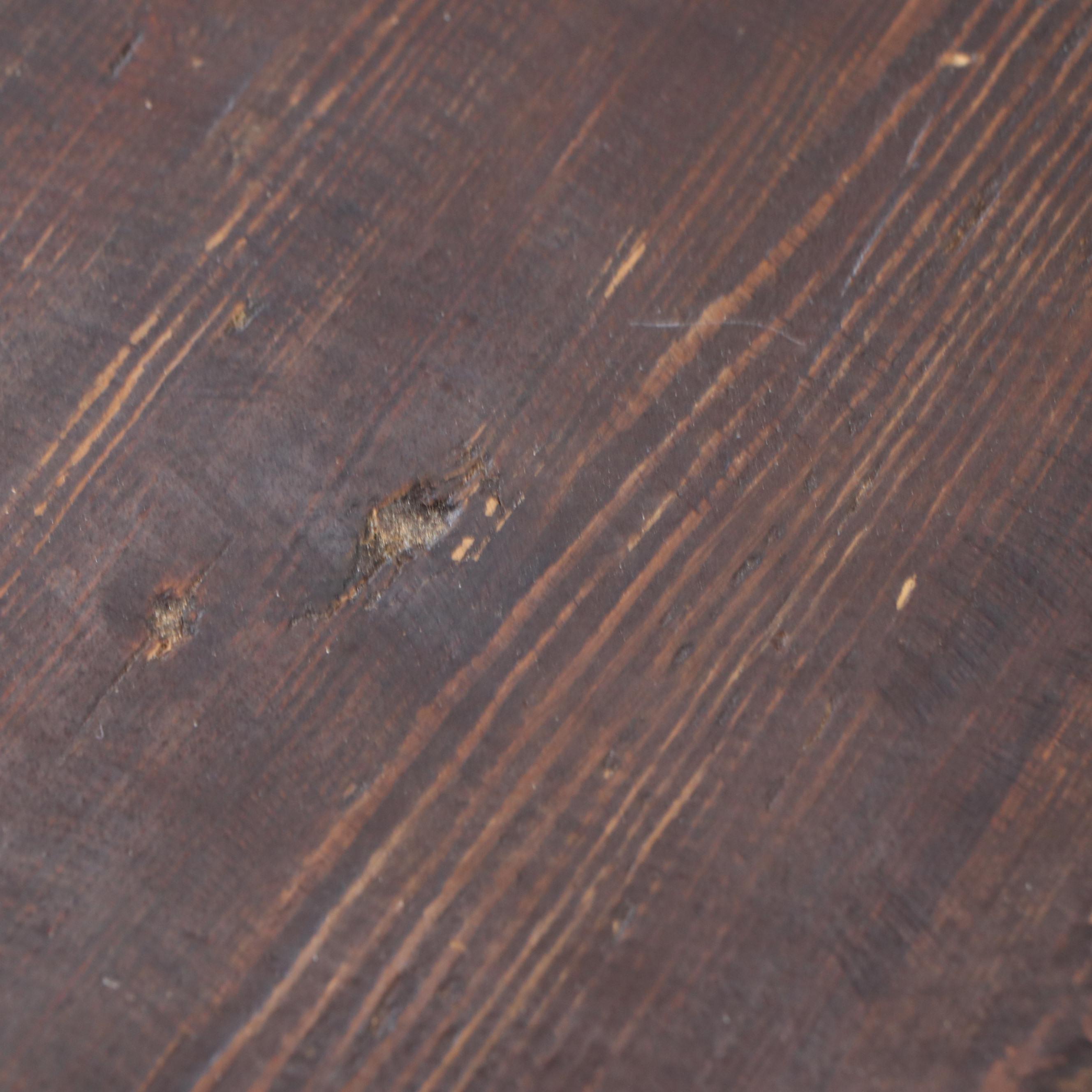 Contemporary Wood Plank Coffee Table