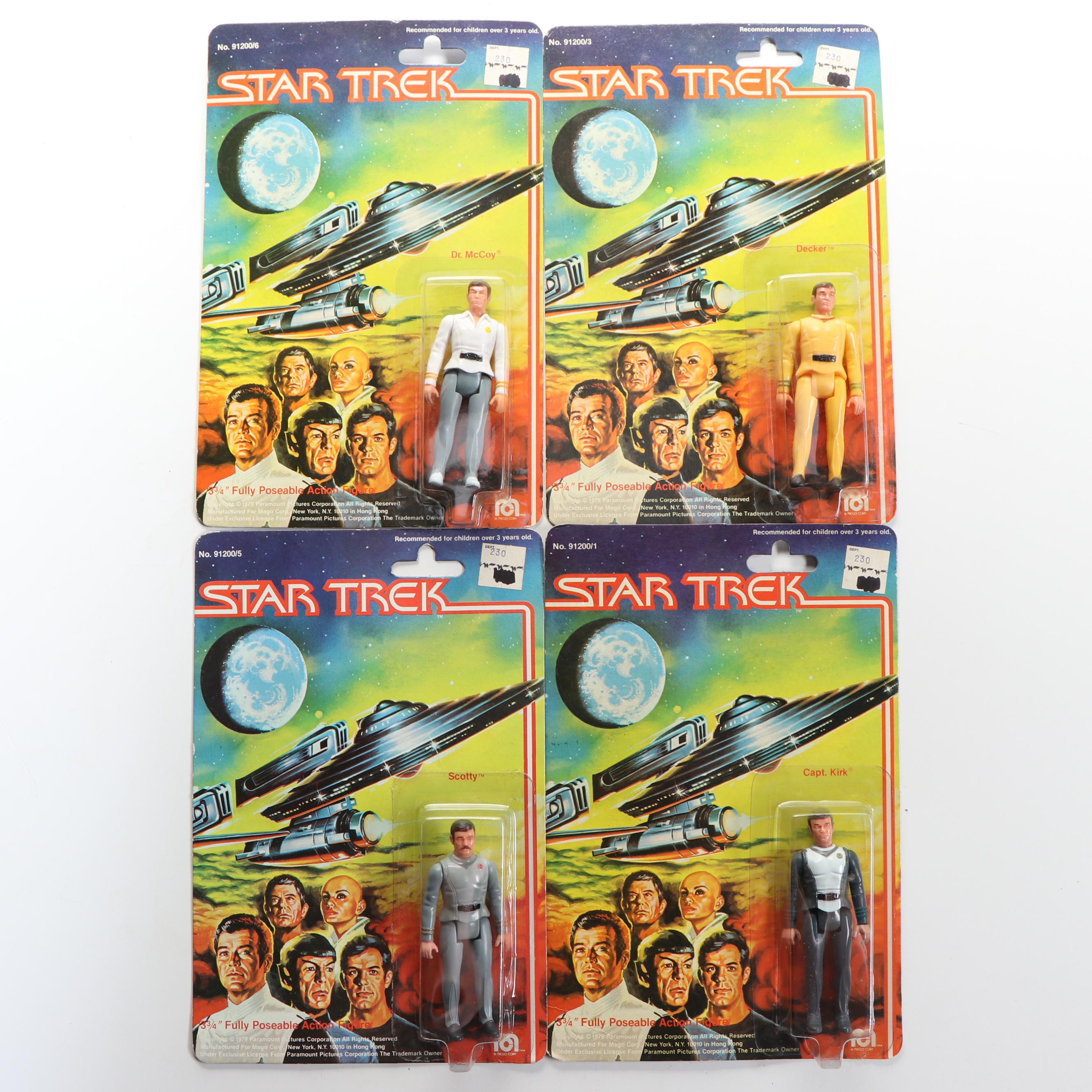 Mego "Star Trek" and "The Black Hole" Action Figures, 1979