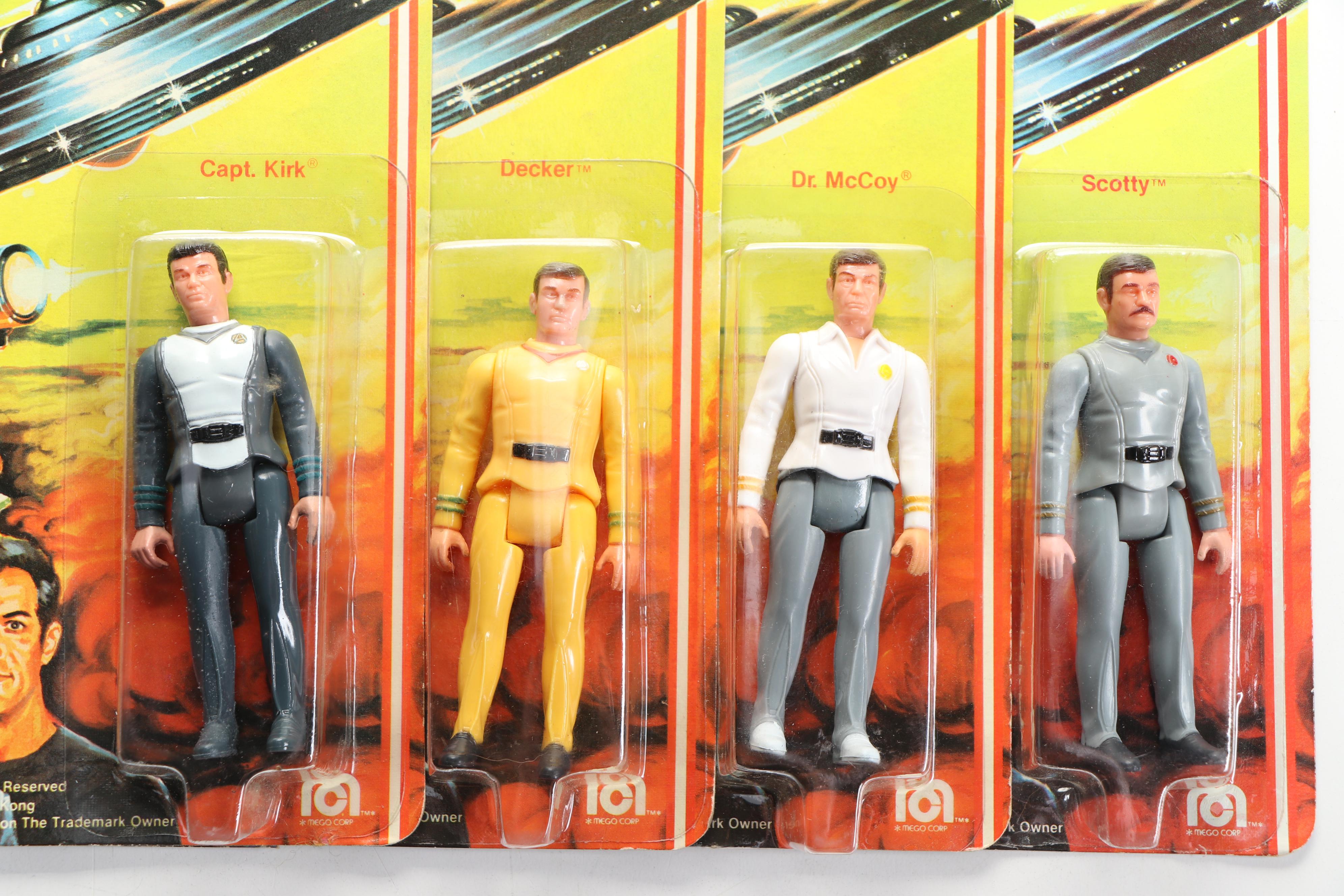 Mego "Star Trek" and "The Black Hole" Action Figures, 1979