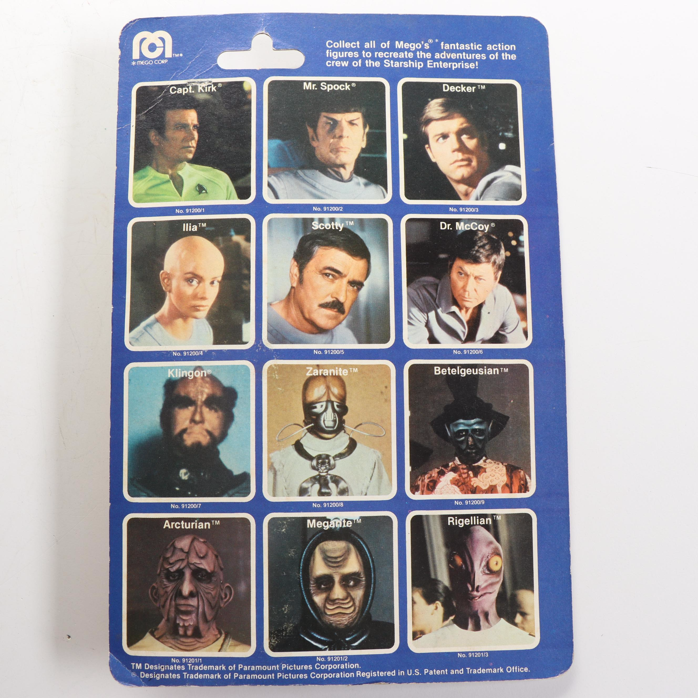 Mego "Star Trek" and "The Black Hole" Action Figures, 1979