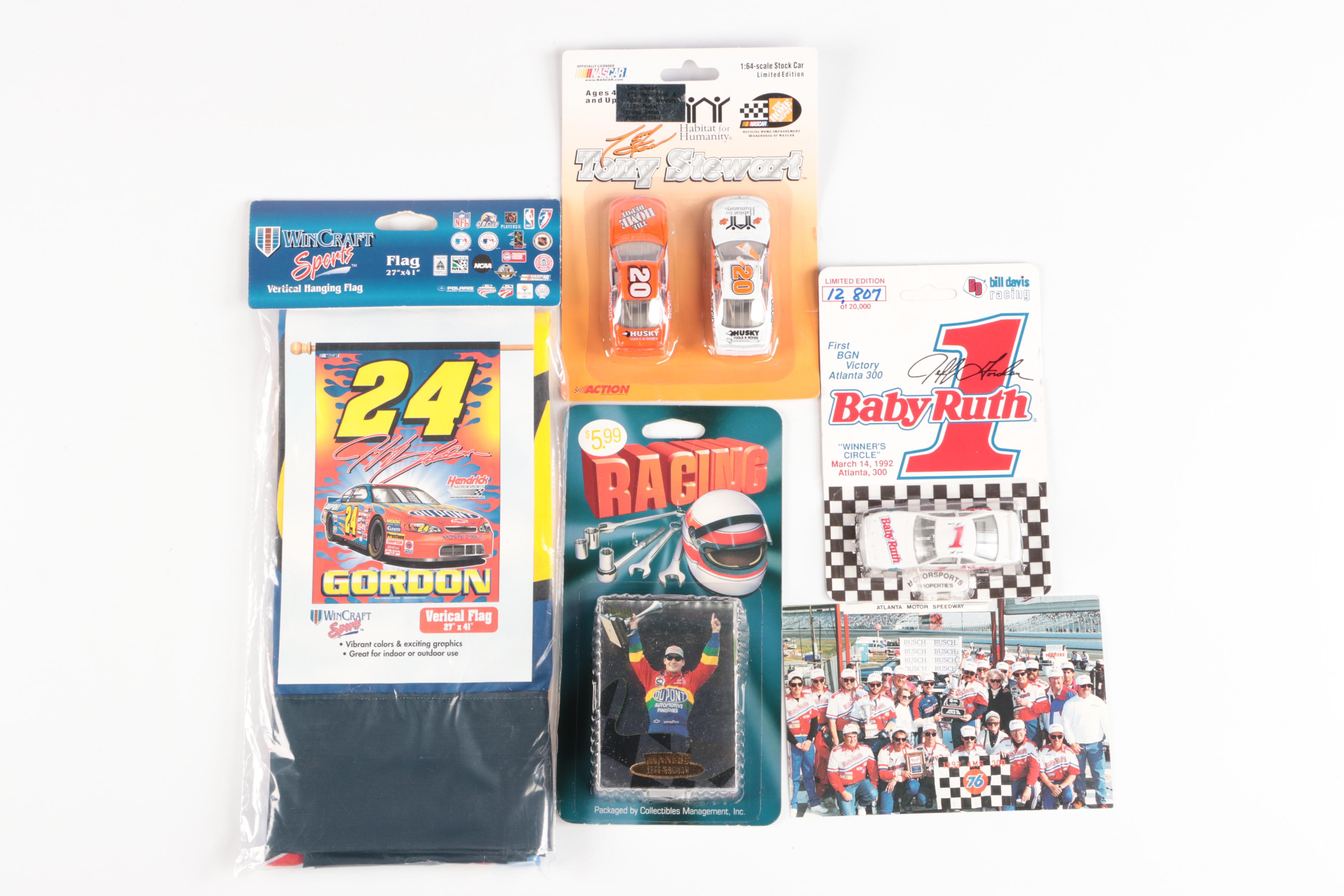 NASCAR Racing Champions Team Transporters with Stock Cars and Collectors Cards
