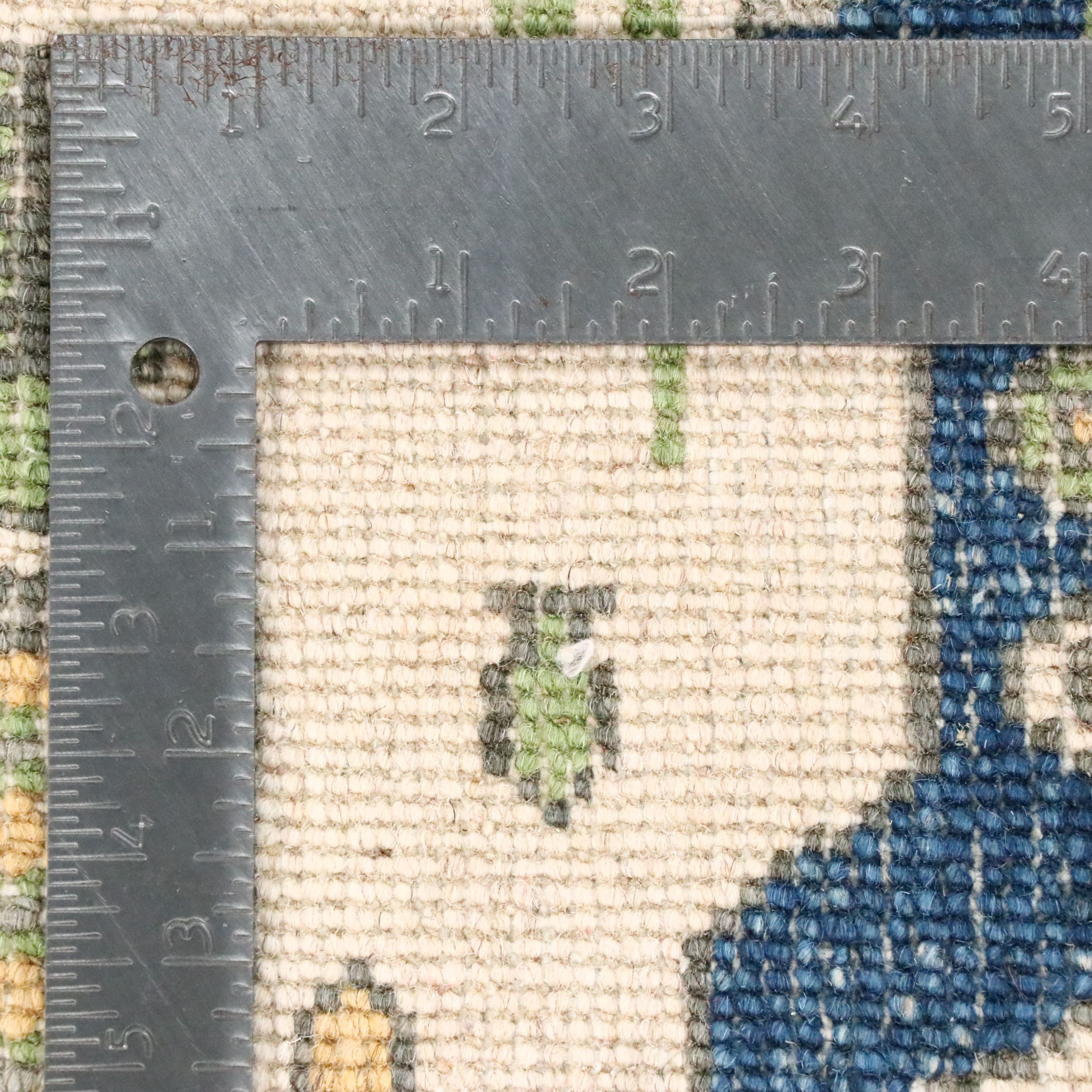 6'6 x 9'10 Hand-Knotted Afghan Pictorial War Rug Area Rug