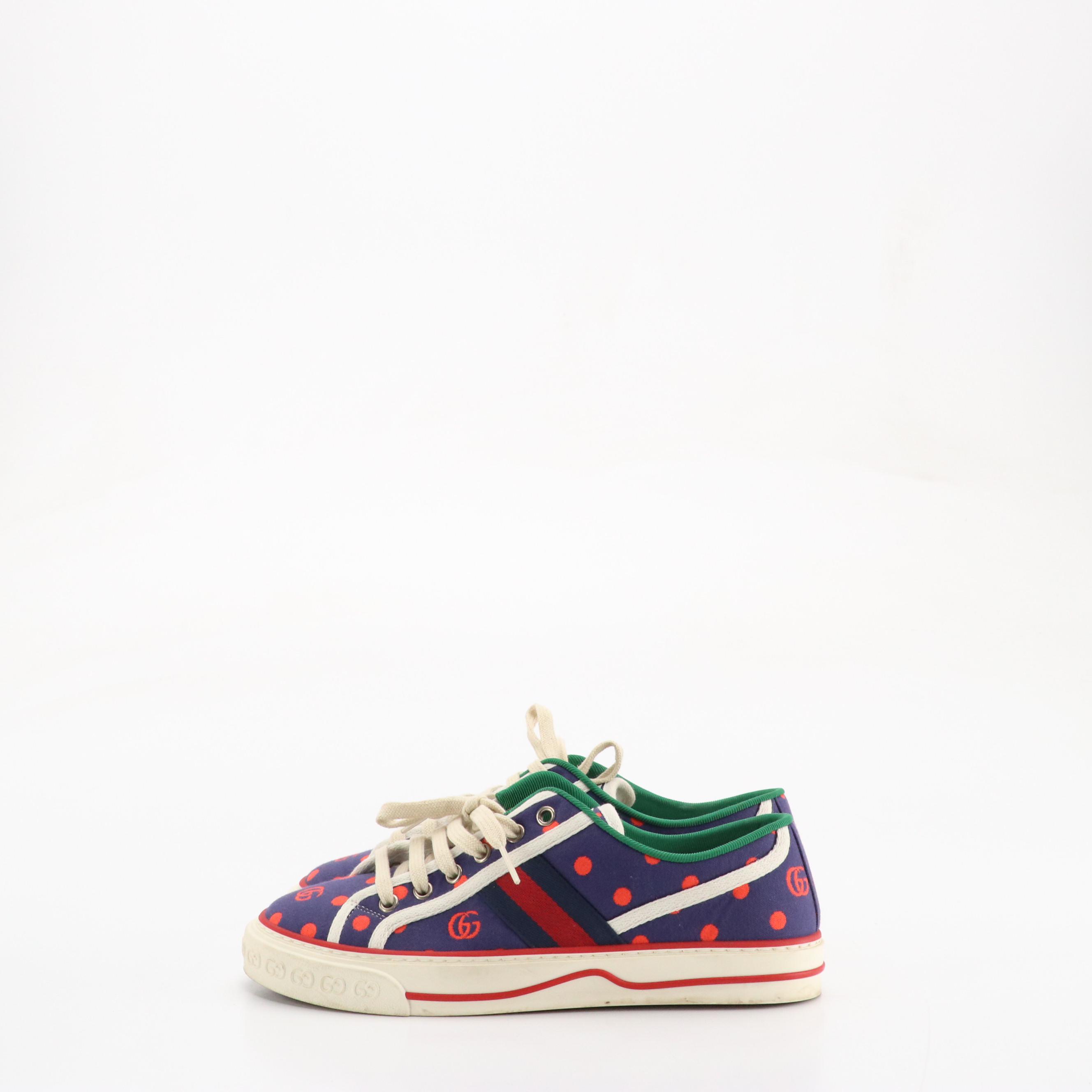 Gucci Tennis 1977 Sneakers in GG Dot Print Canvas