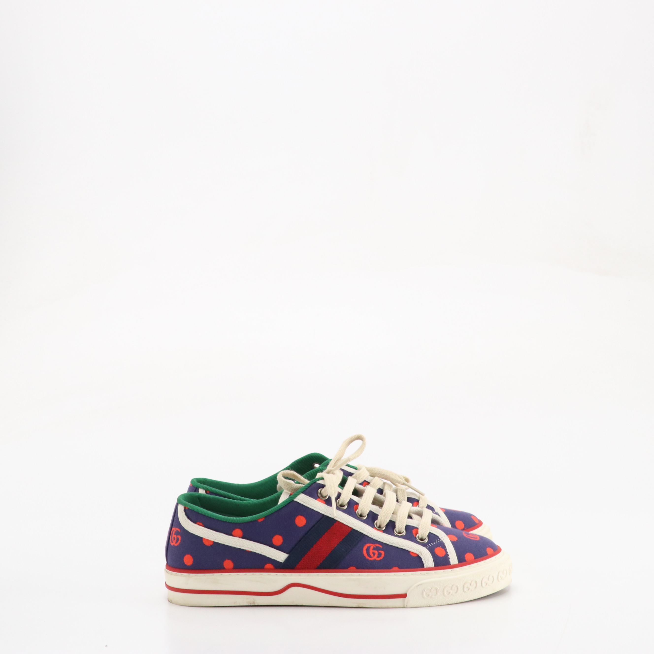 Gucci Tennis 1977 Sneakers in GG Dot Print Canvas