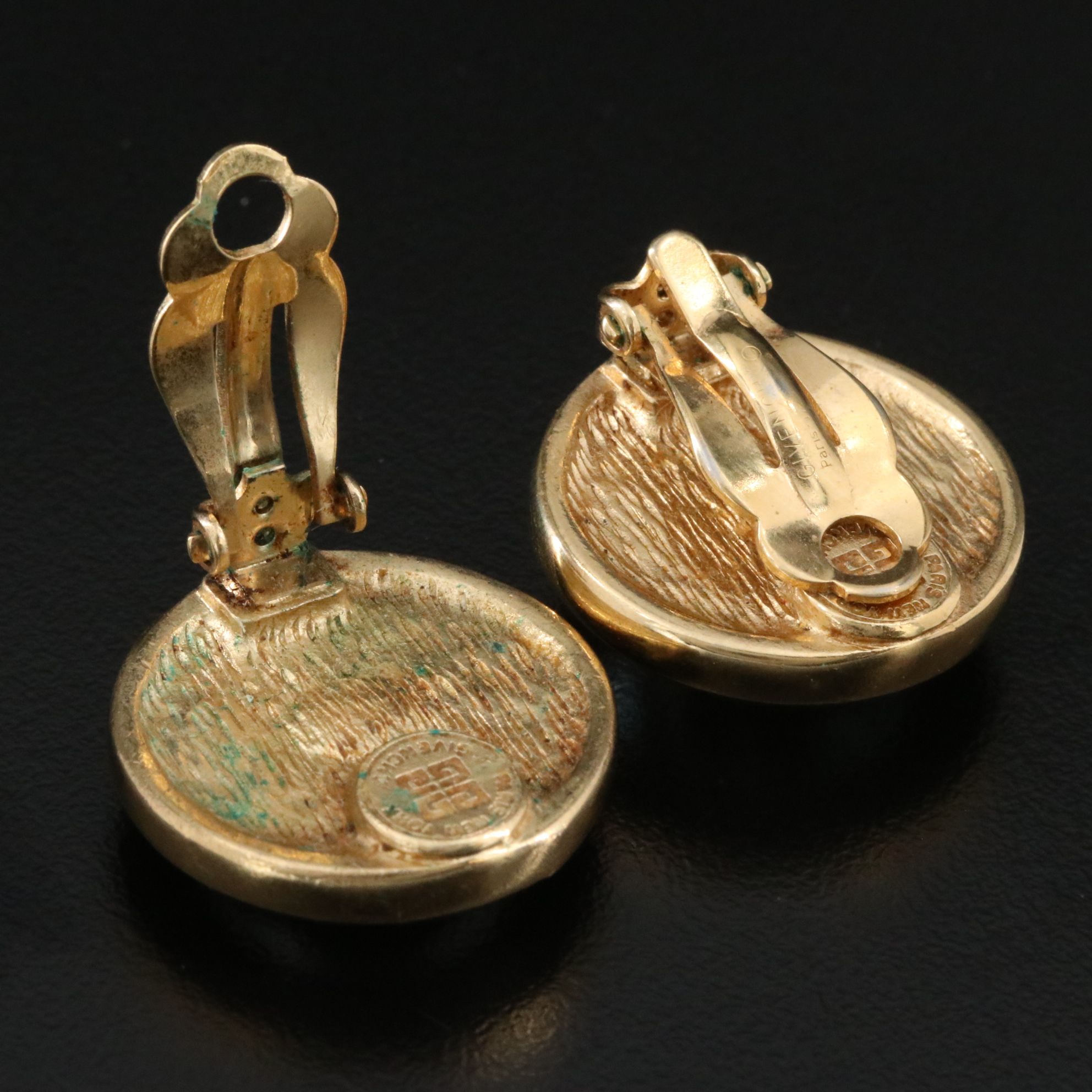 Givenchy Faux Pearl Clip Earrings