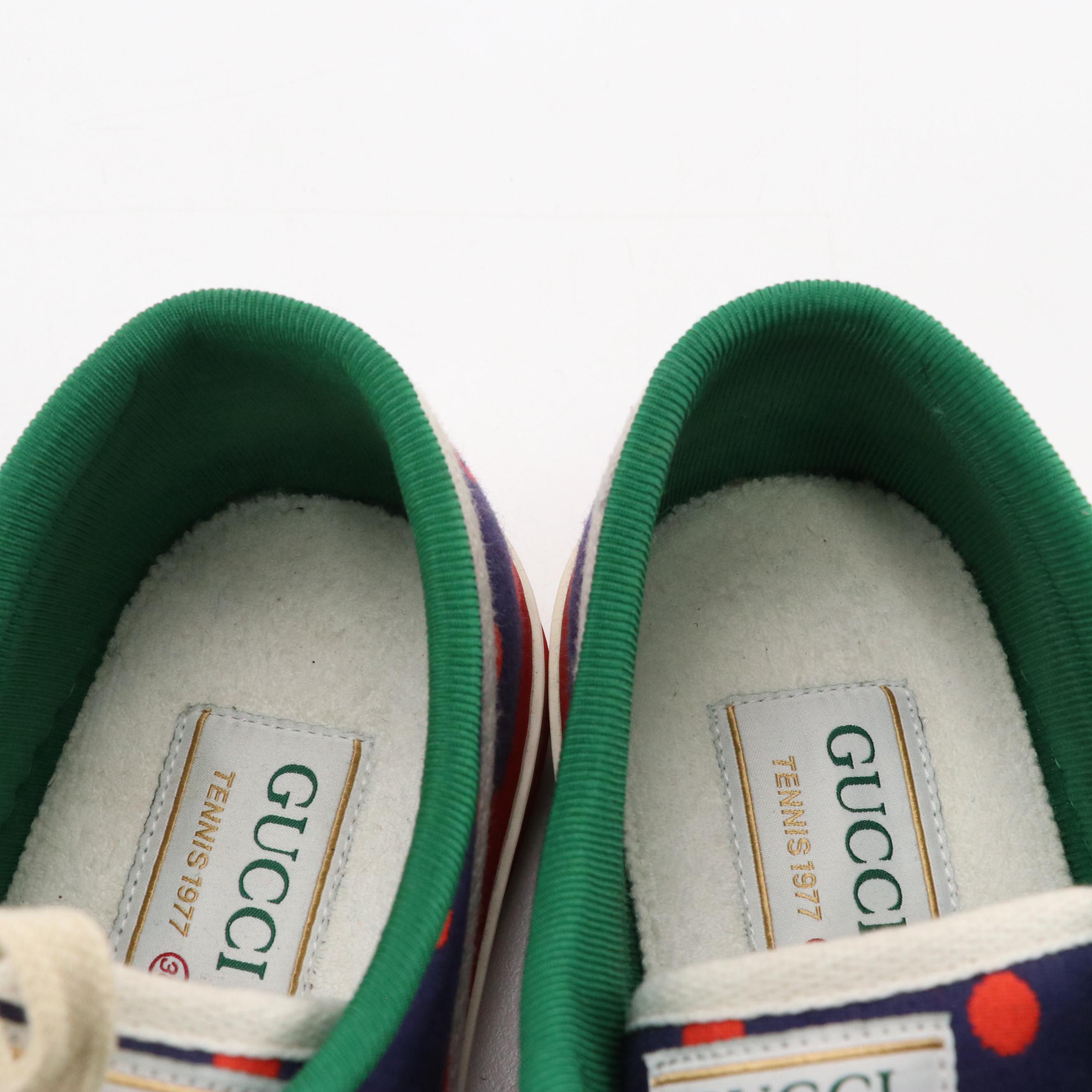 Gucci Tennis 1977 Sneakers in GG Dot Print Canvas