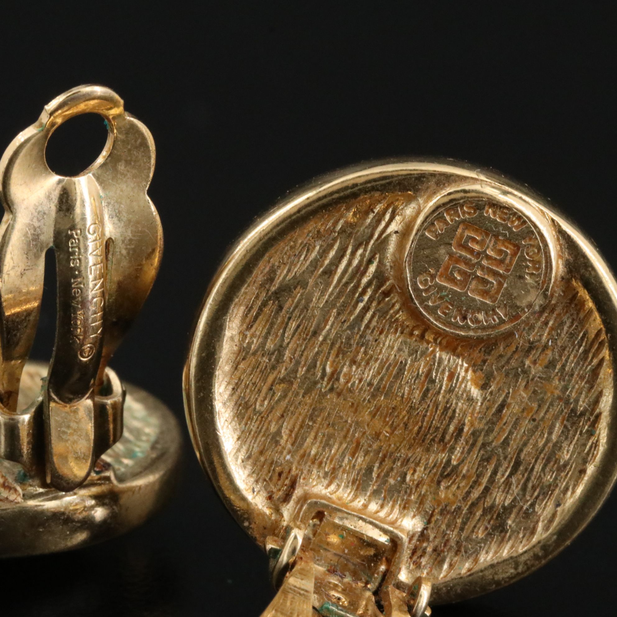 Givenchy Faux Pearl Clip Earrings