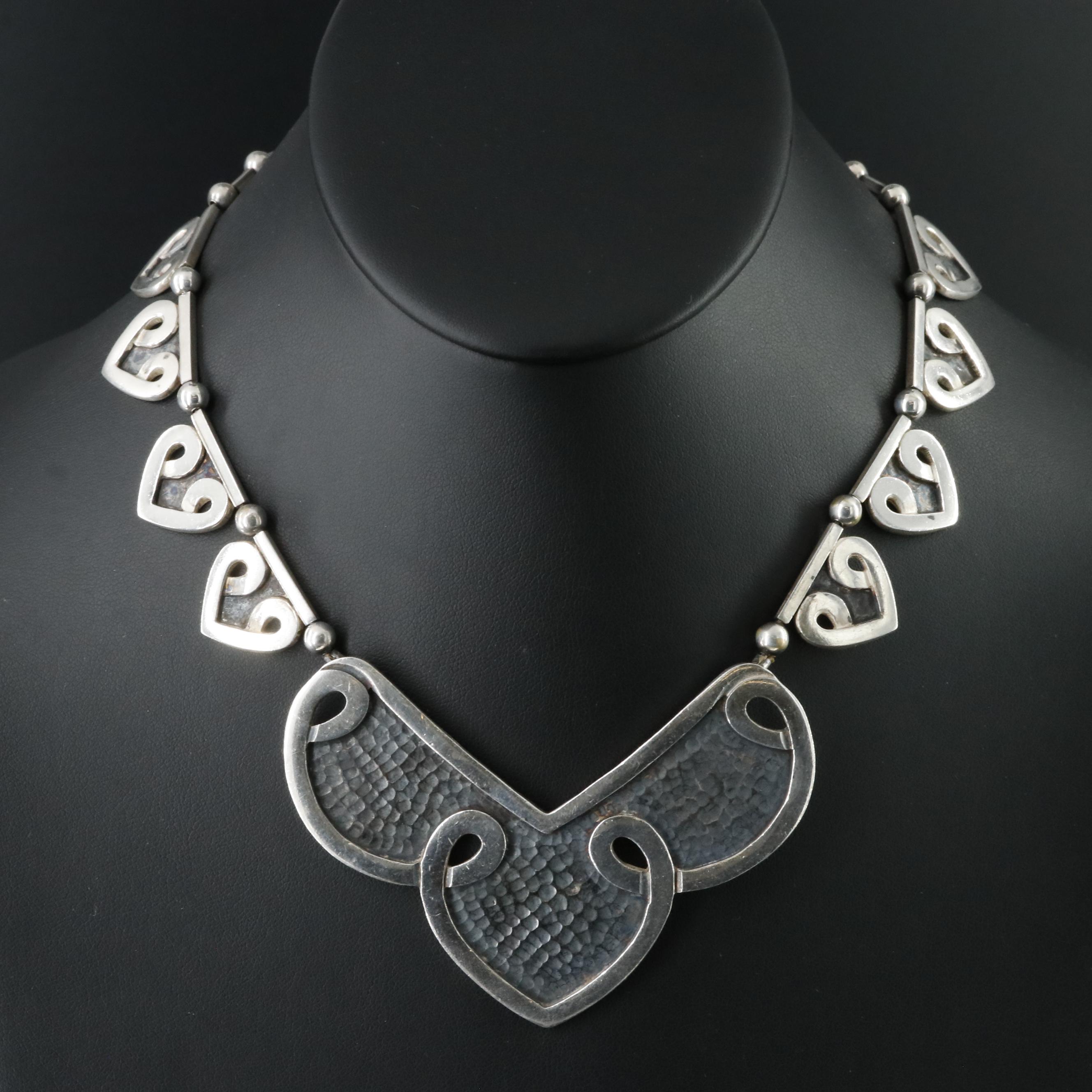 Margot de Taxco Sterling Necklace