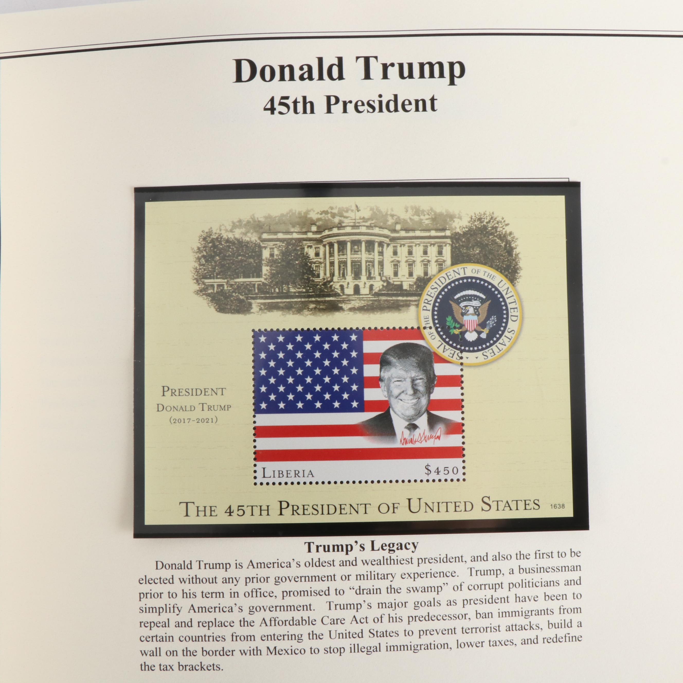 Five Albums of Themed Postage Stamps, Including Civil War, Norman Rockwell