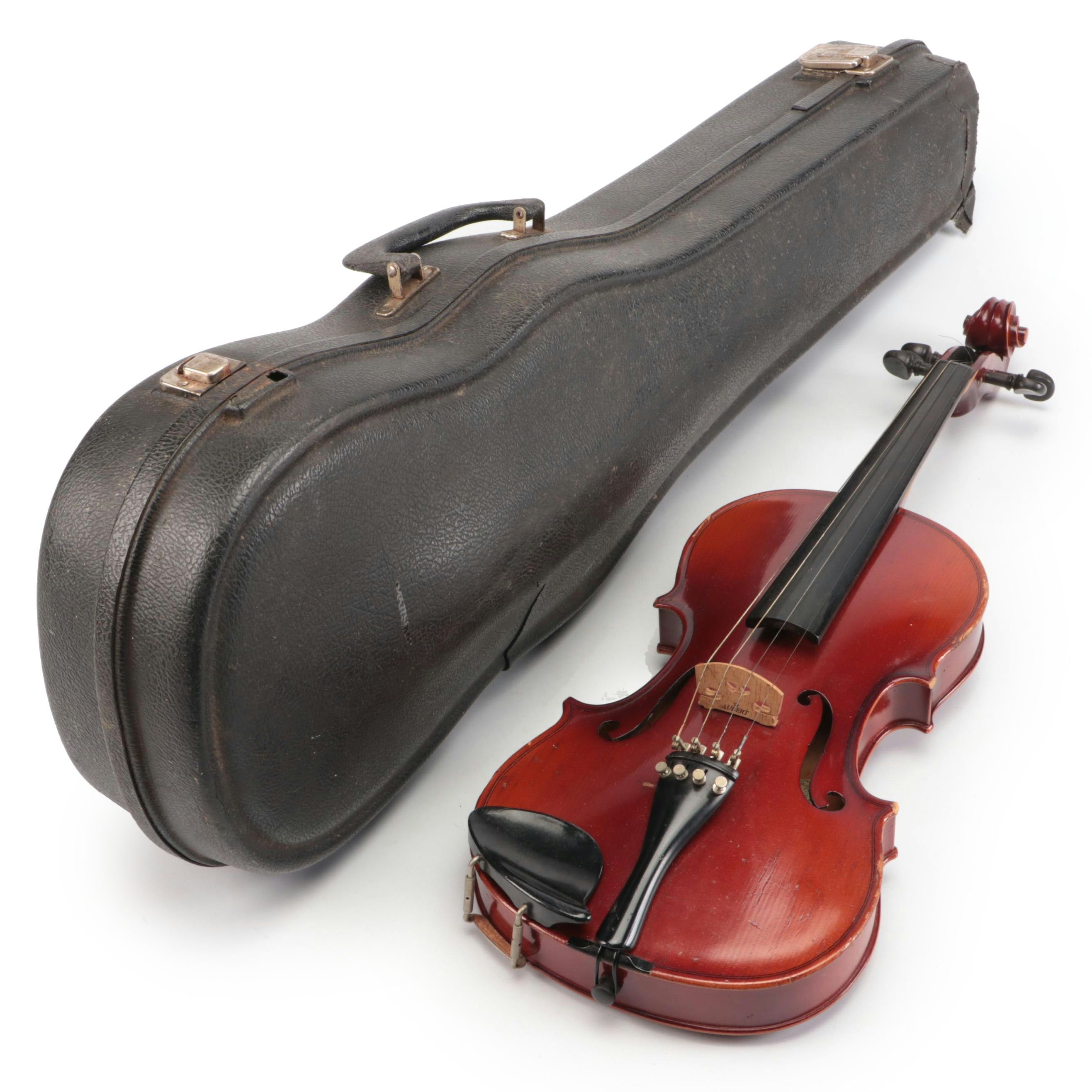 Romanian Copy of Antonius Stradivarius 4/4 Size Wooden Violin, 1988