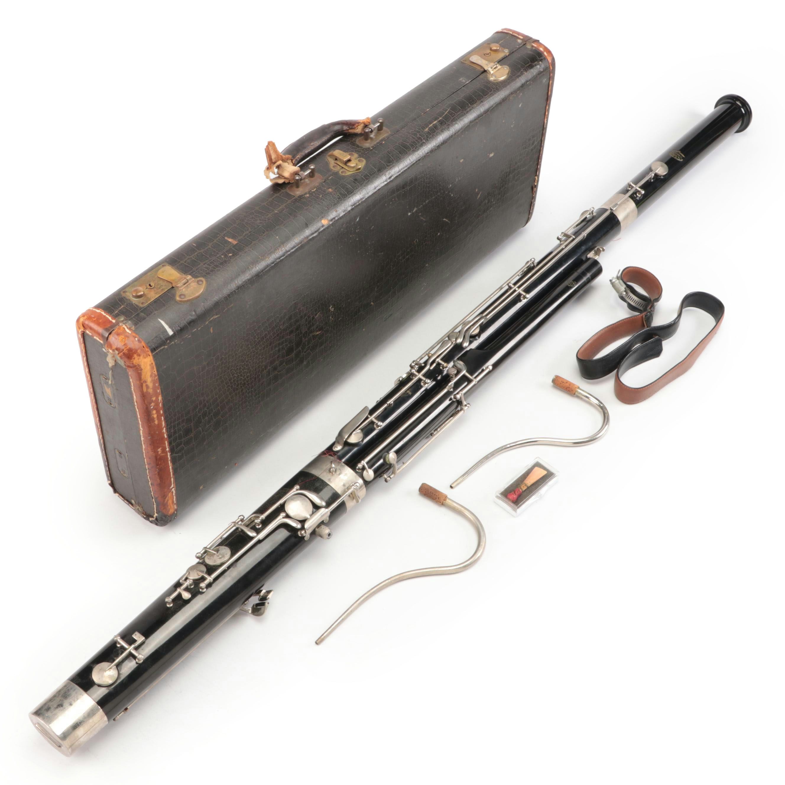 Linton Wood and Metal Student Bassoon in Leather Case