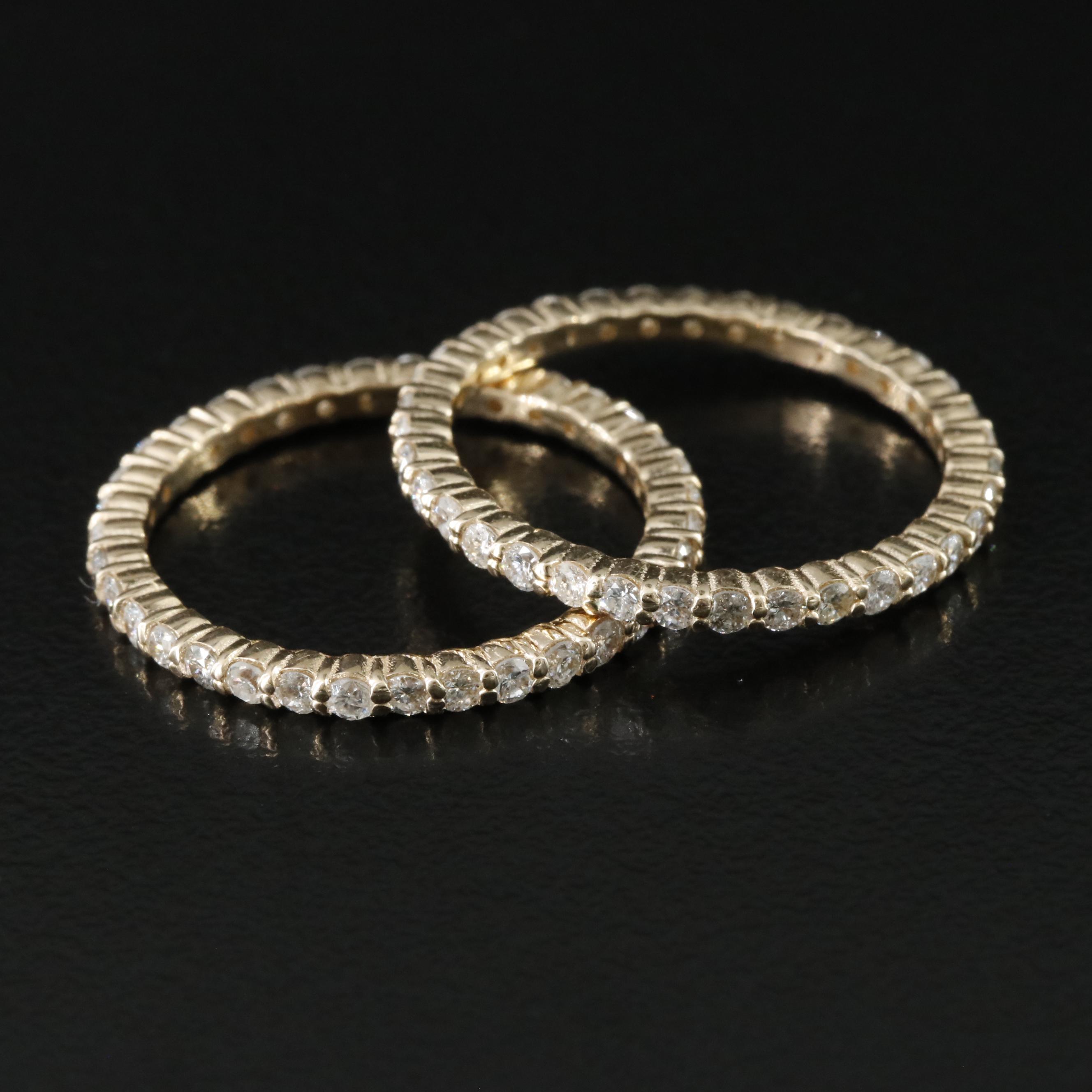 14K 1.31 CTW Diamond Eternity Bands