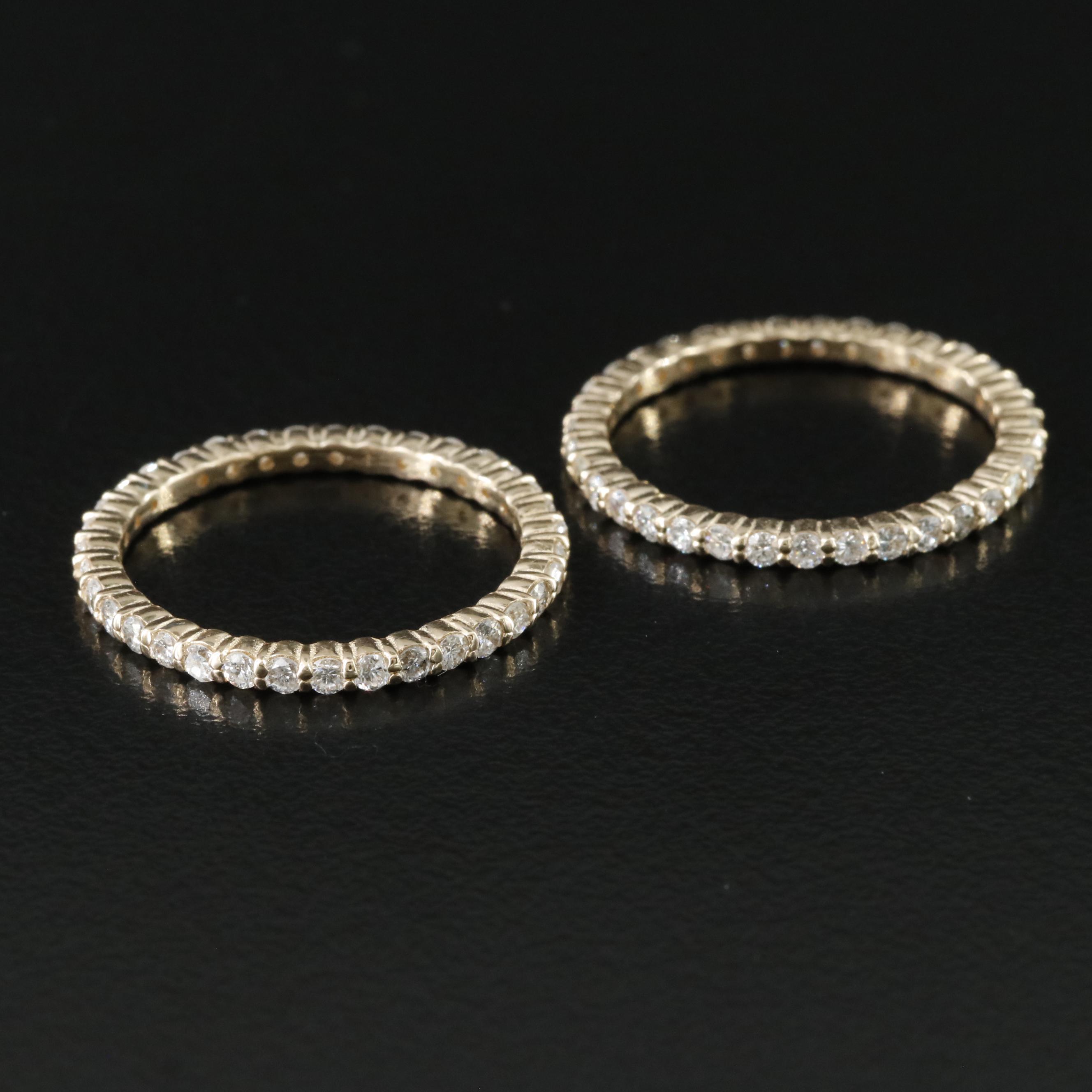 14K 1.31 CTW Diamond Eternity Bands