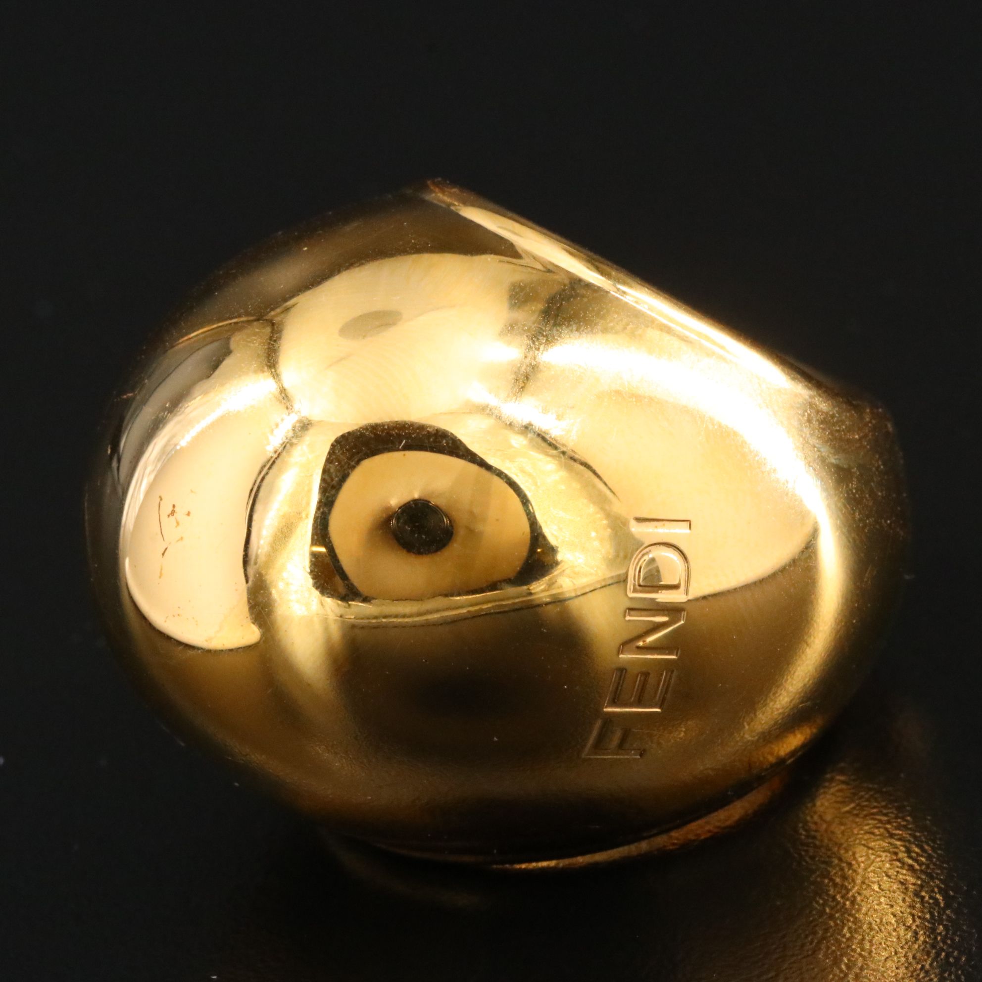 Fendi Oversize Dome Ring