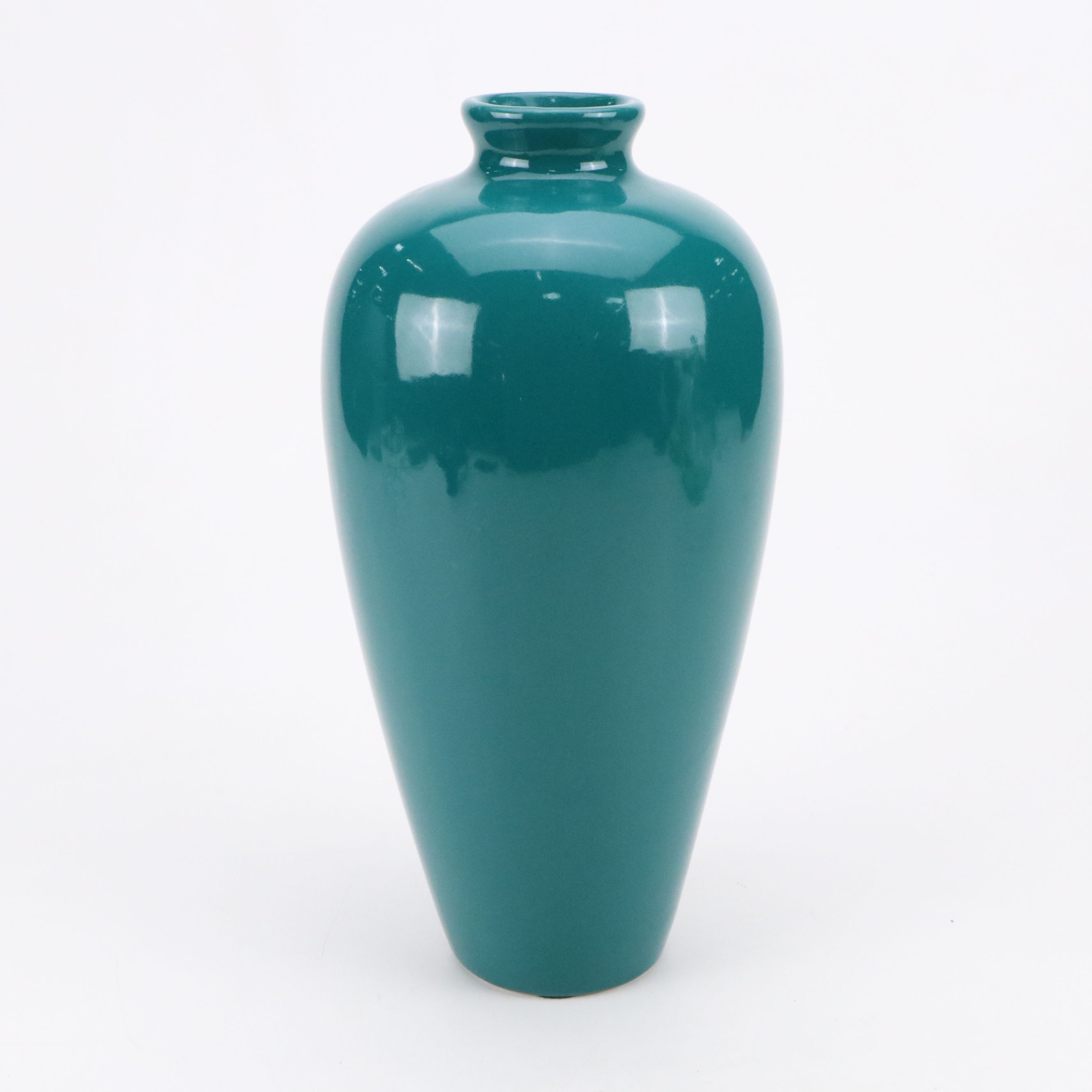 Glass Wine Jug with Haeger and Other Ceramic Vases