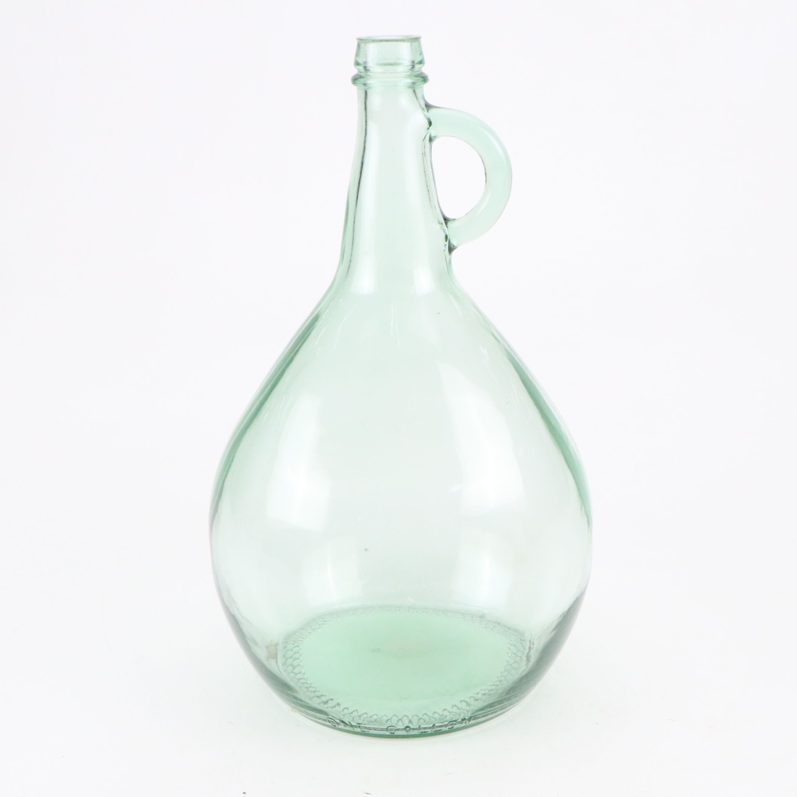Glass Wine Jug with Haeger and Other Ceramic Vases