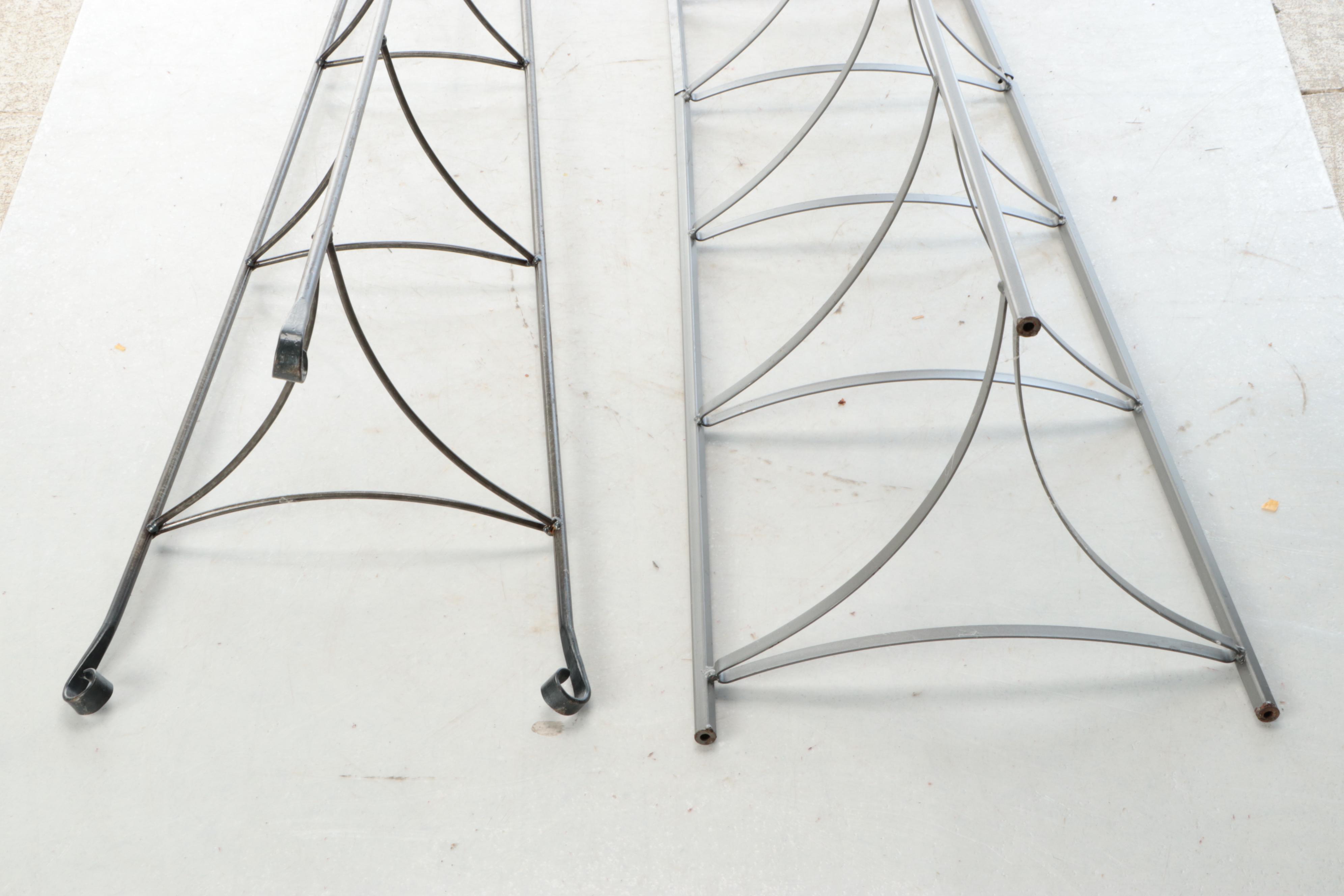 Contemporary Seven and Four-Tier Cookware Stands