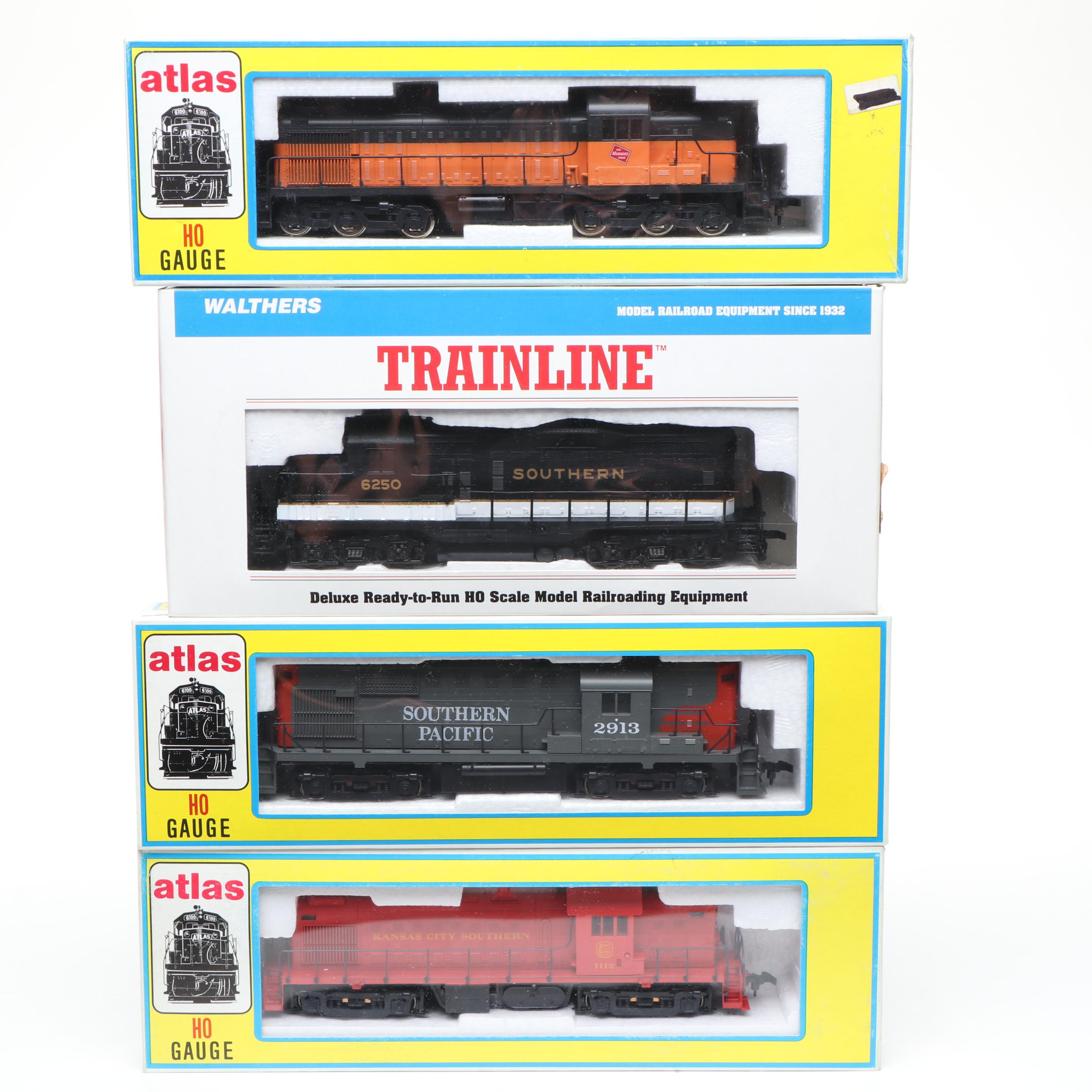 Atlas HO Scale Trains with Walthers "Southern" 6250 Locomotive
