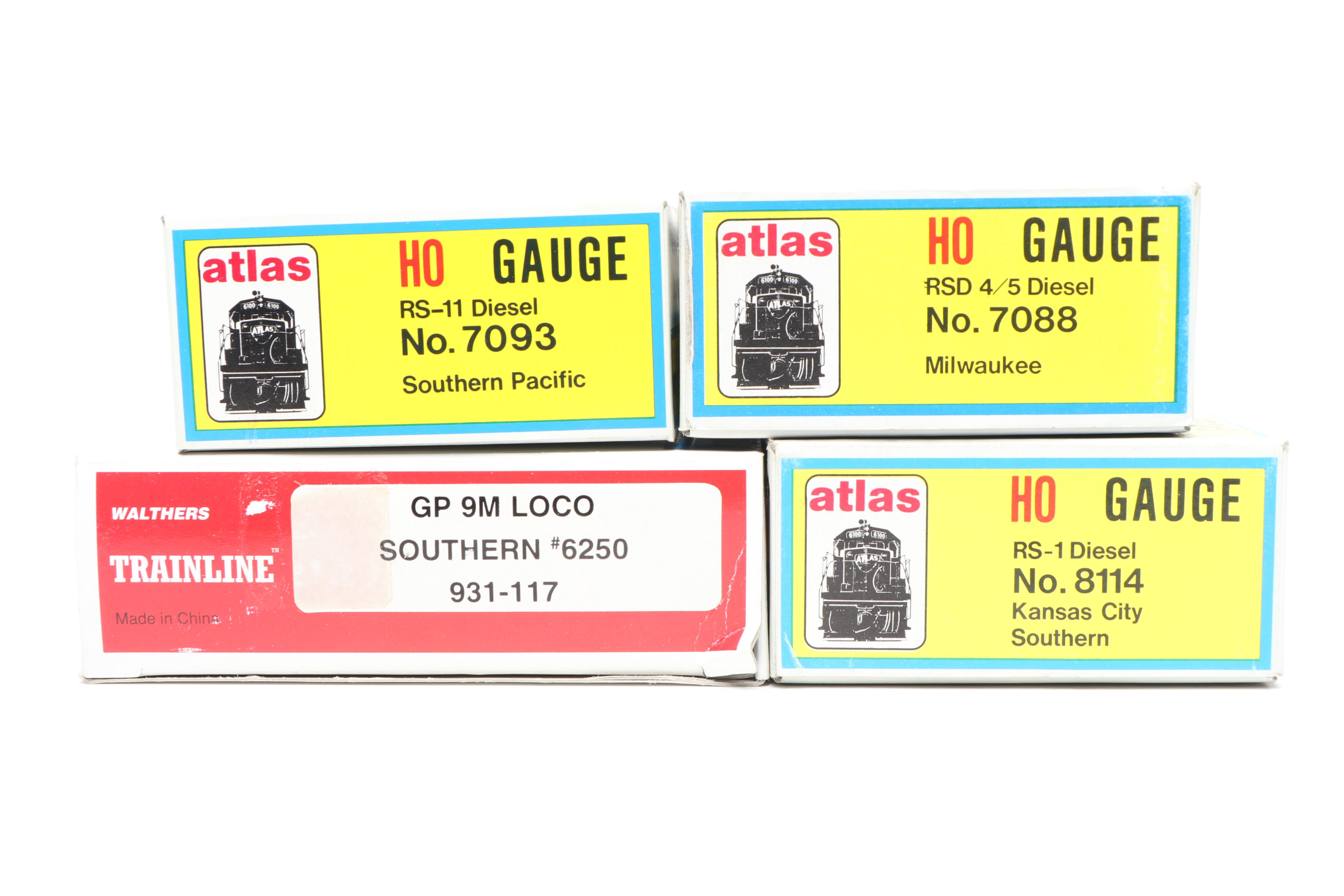 Atlas HO Scale Trains with Walthers "Southern" 6250 Locomotive